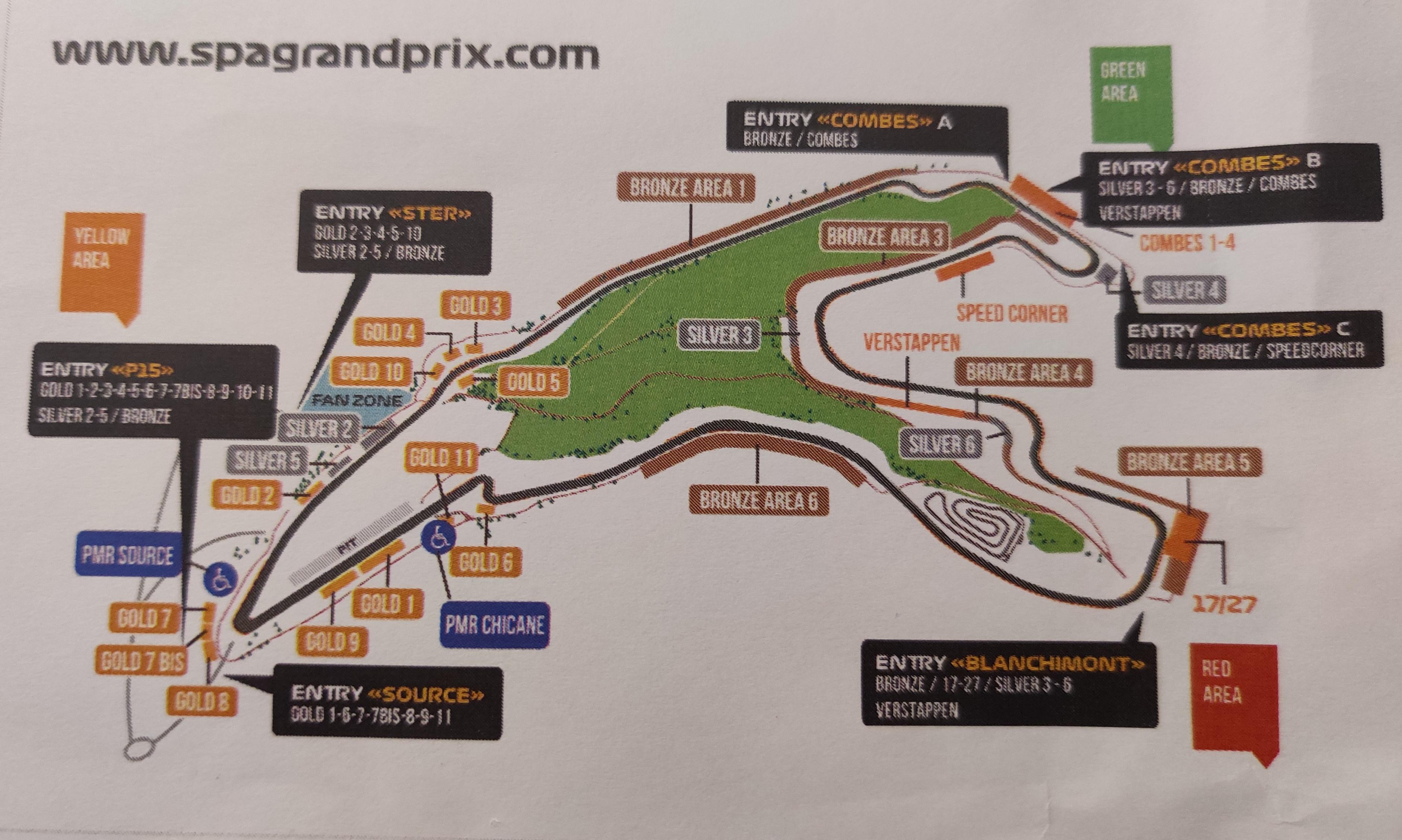 I'm about to visit my first F1 Race in SpaFrancorchamps this weekend
