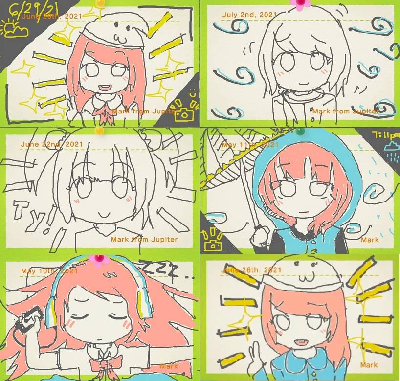 Sharing some of my bulletin drawings. r/ac_newhorizons