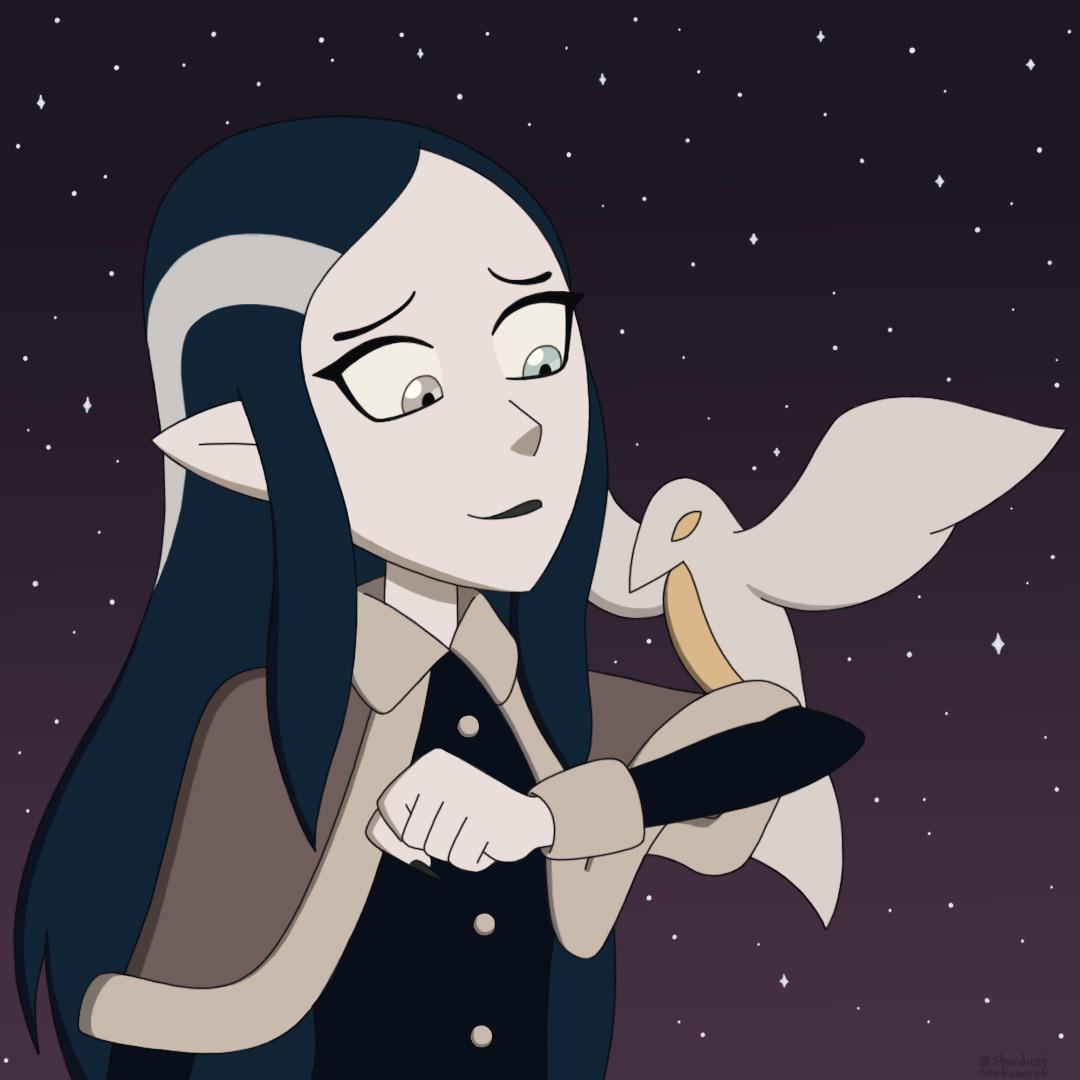Lilith with her palisman (Art by me) r/TheOwlHouse