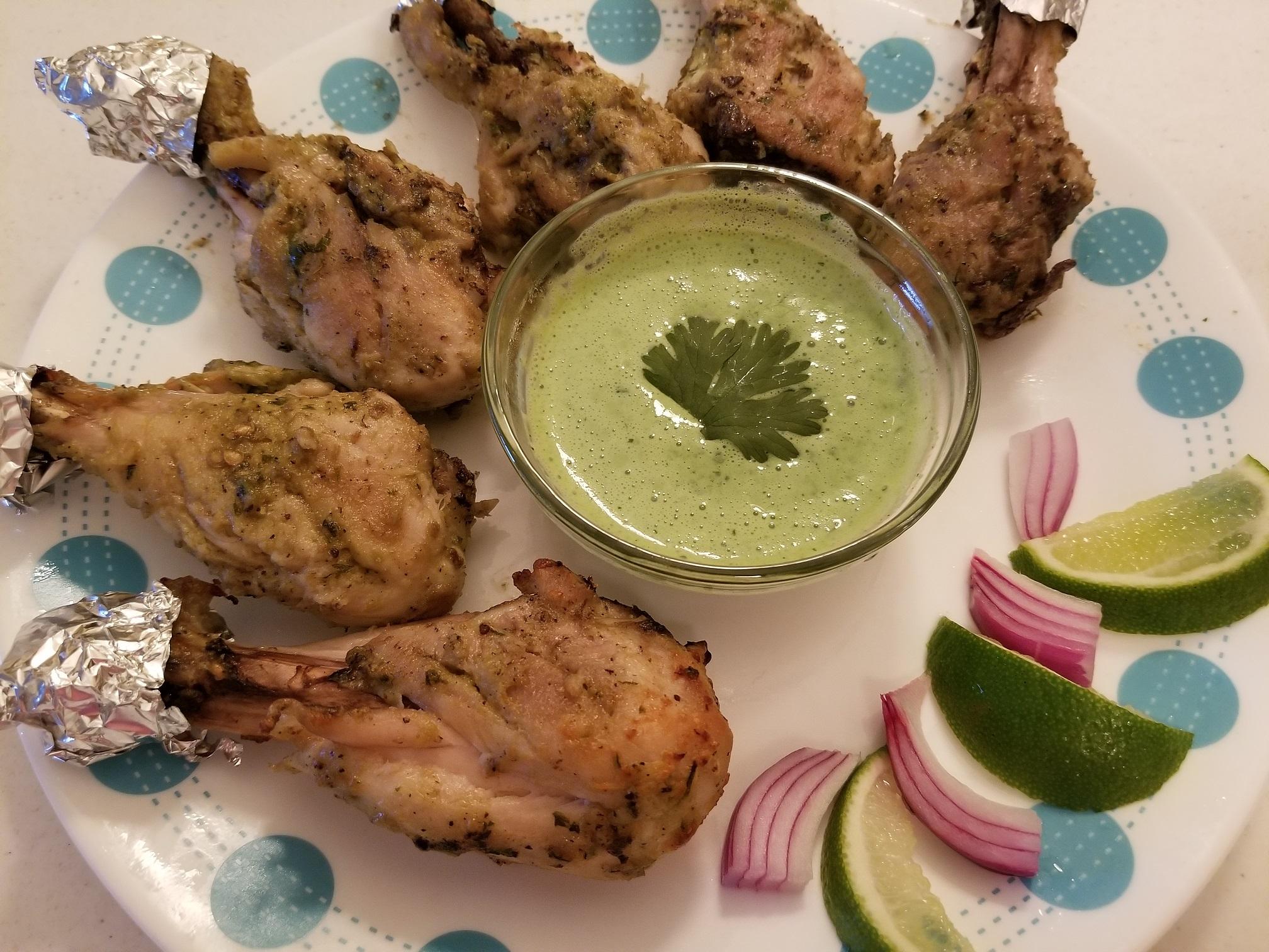 Indian Style Baked & Broiled Chicken Drumsticks (Kabab) r/recipes