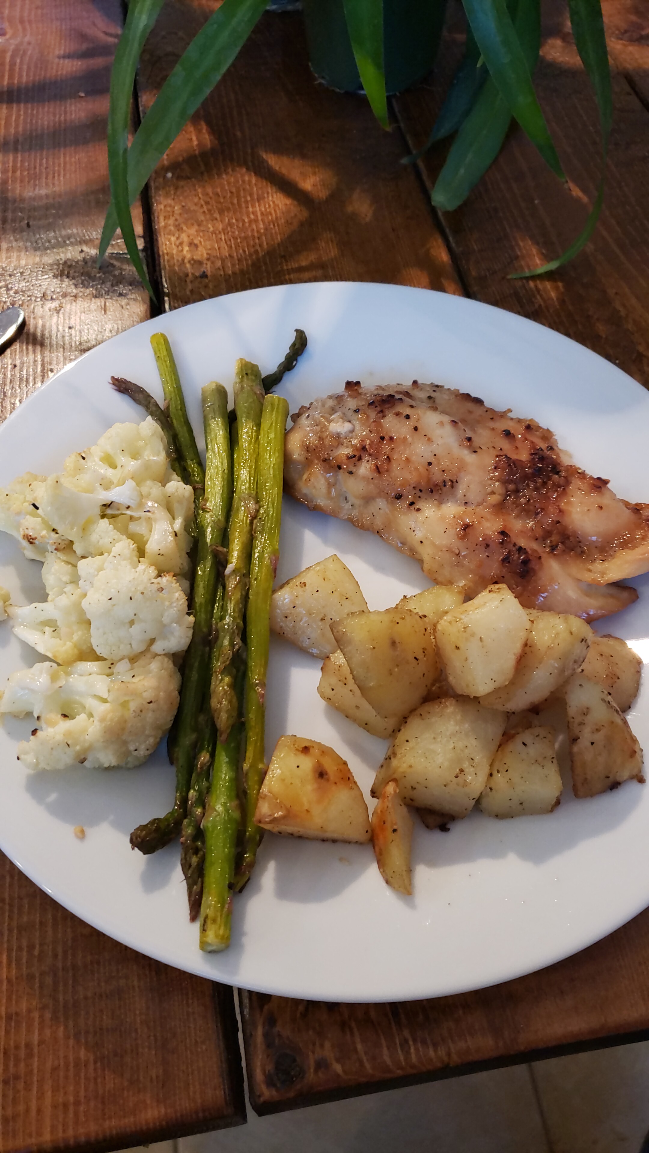 Roasted Vegetables and Garlic Chicken r/HealthyFood