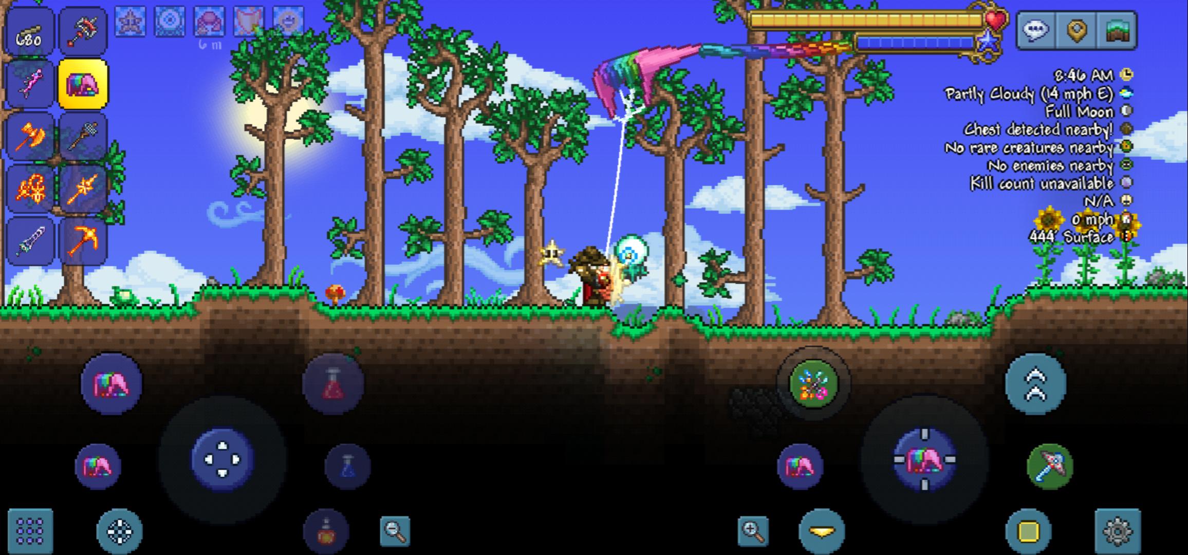 Flying kites to vibe r/Terraria