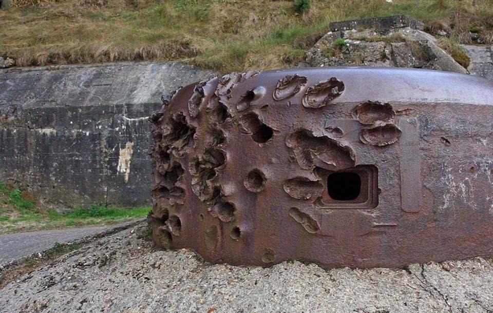 World War 2, German fortification in Brittany, France. r