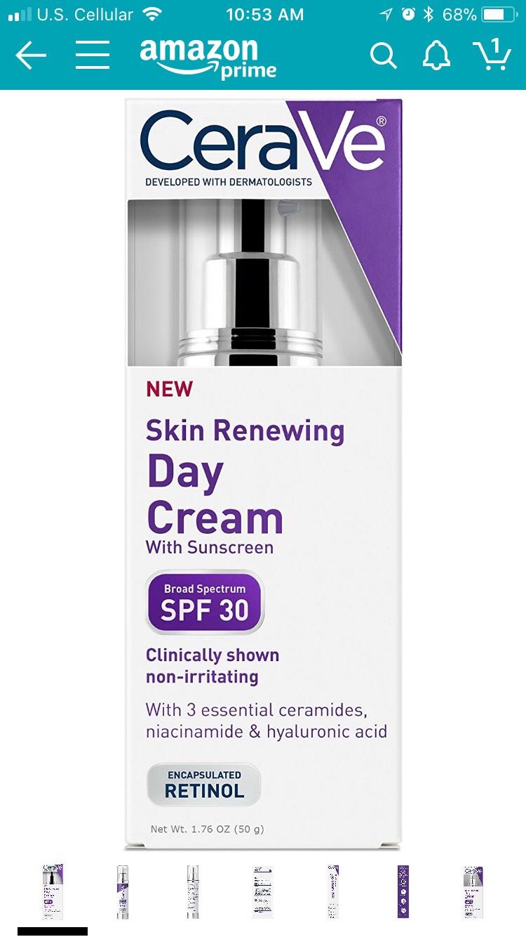 [Product Question] CeraVe Skin Renewing Day Cream Sufficient for AM moisturizer and SPF? r