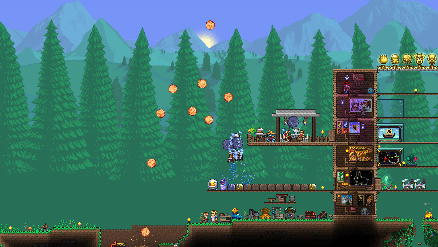 doing waffle iron playthrough with my friends day 3 r/Terraria