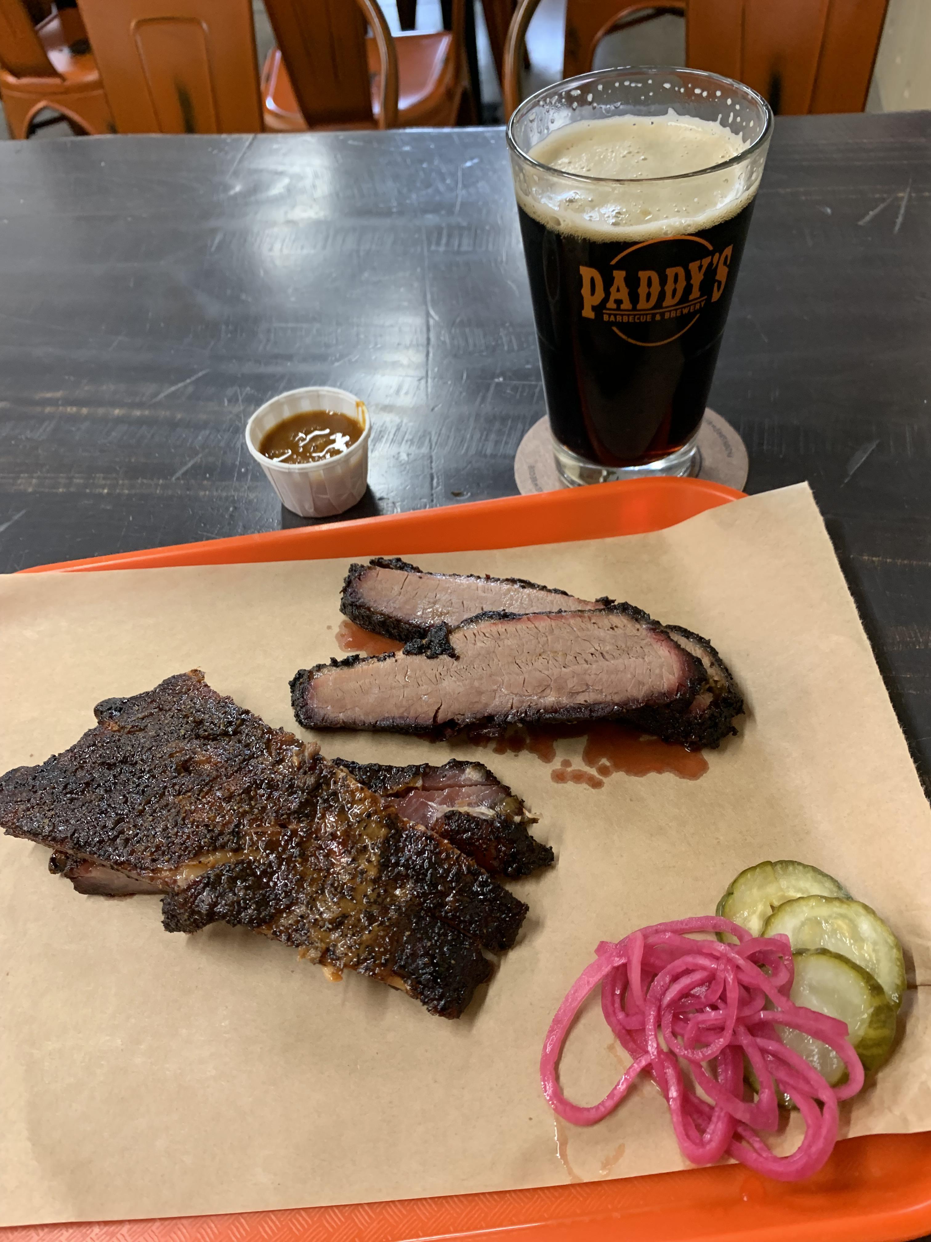 Paddy’s BBQ and Brewery Calgary Alberta. Brisket and ribs. r/BBQ
