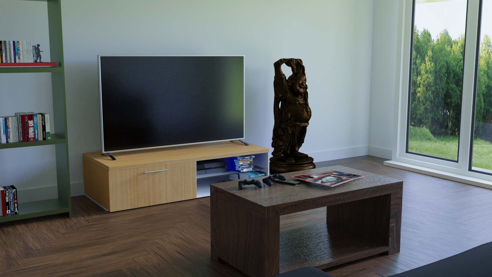 Final lounge scene. r/blender