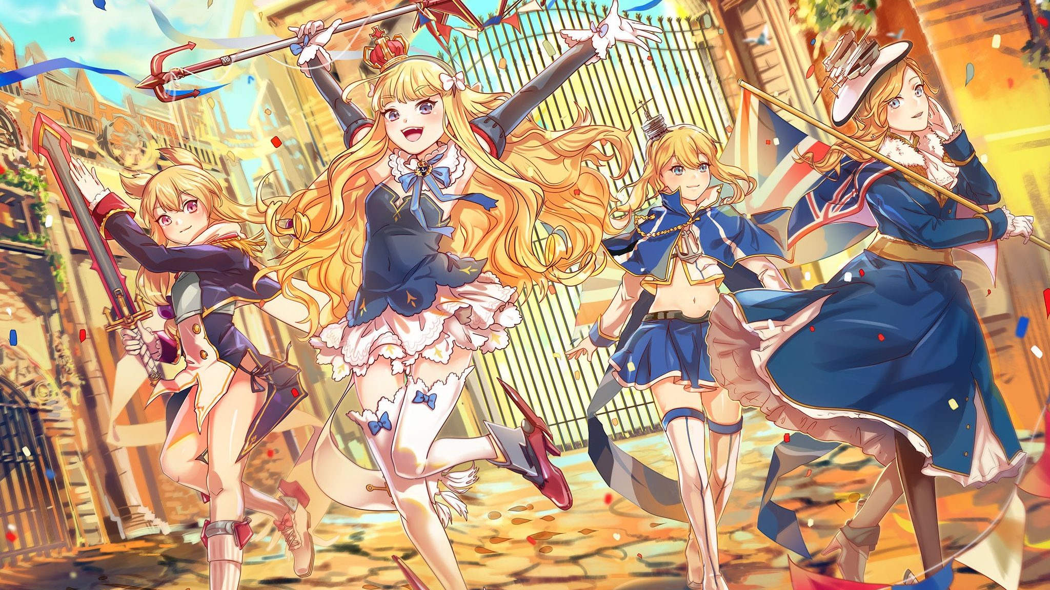 1 Year Anniversary HMS Wallpaper 169 (2048x1152) [Warspite, Queen