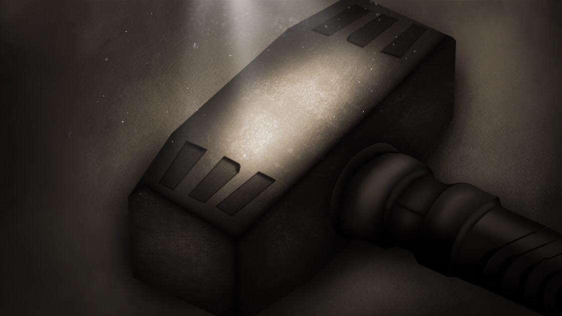 Sledge fan art I made on I only used a brush and pen tool to