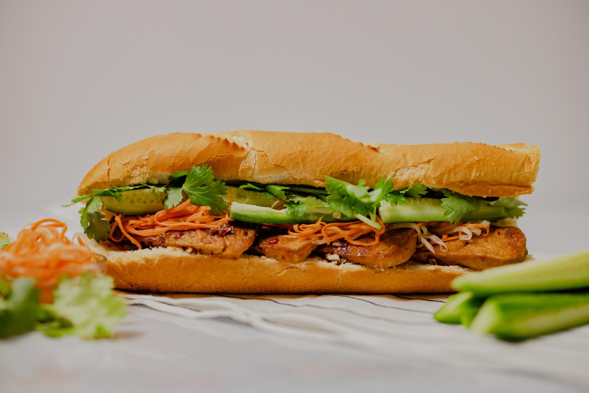Tofu Banh Mi r/veganrecipes
