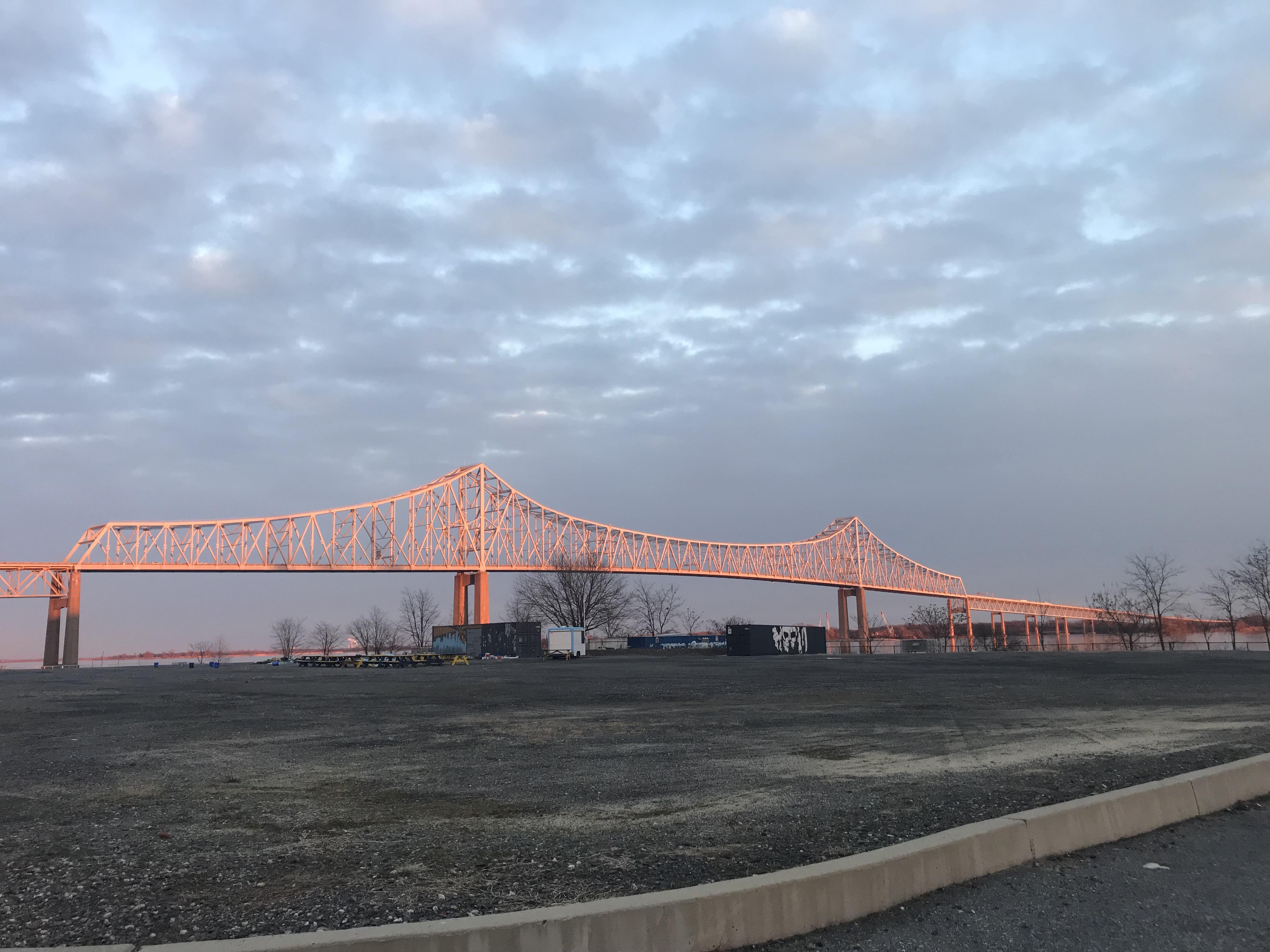 Commodore Barry Bridge in The Golden Hour 1/26/19 r/philadelphia