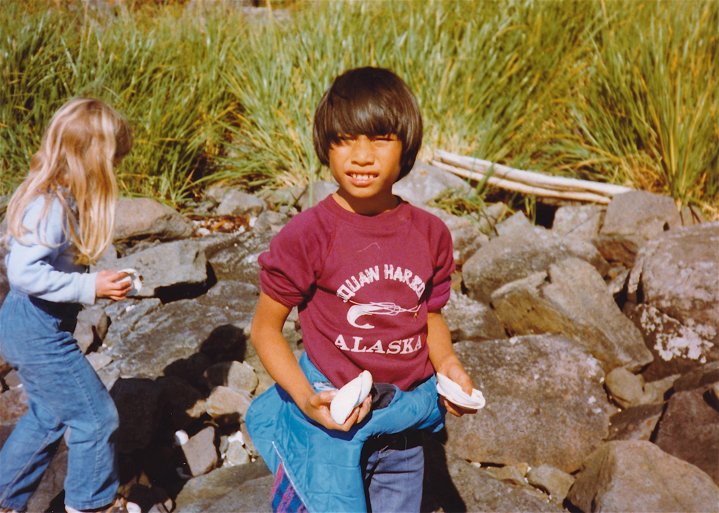 1978 Unga Island, Alaska Squaw Harbor School class field trip r/alaska