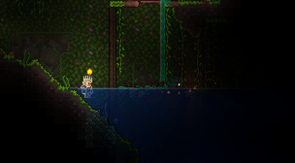 Well that's a lot of piranhas. Terraria