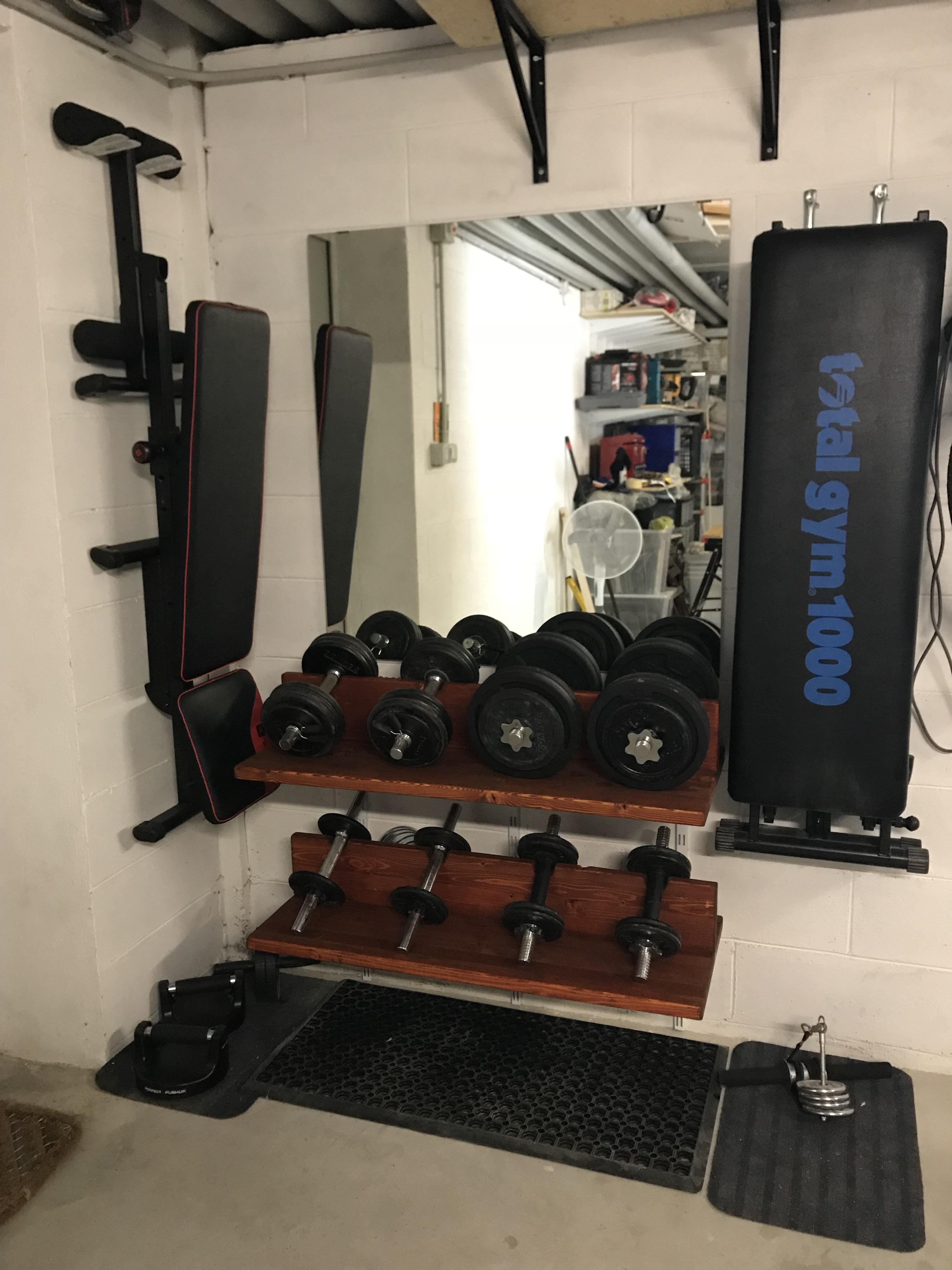 Garage Corner Gym r/homegym
