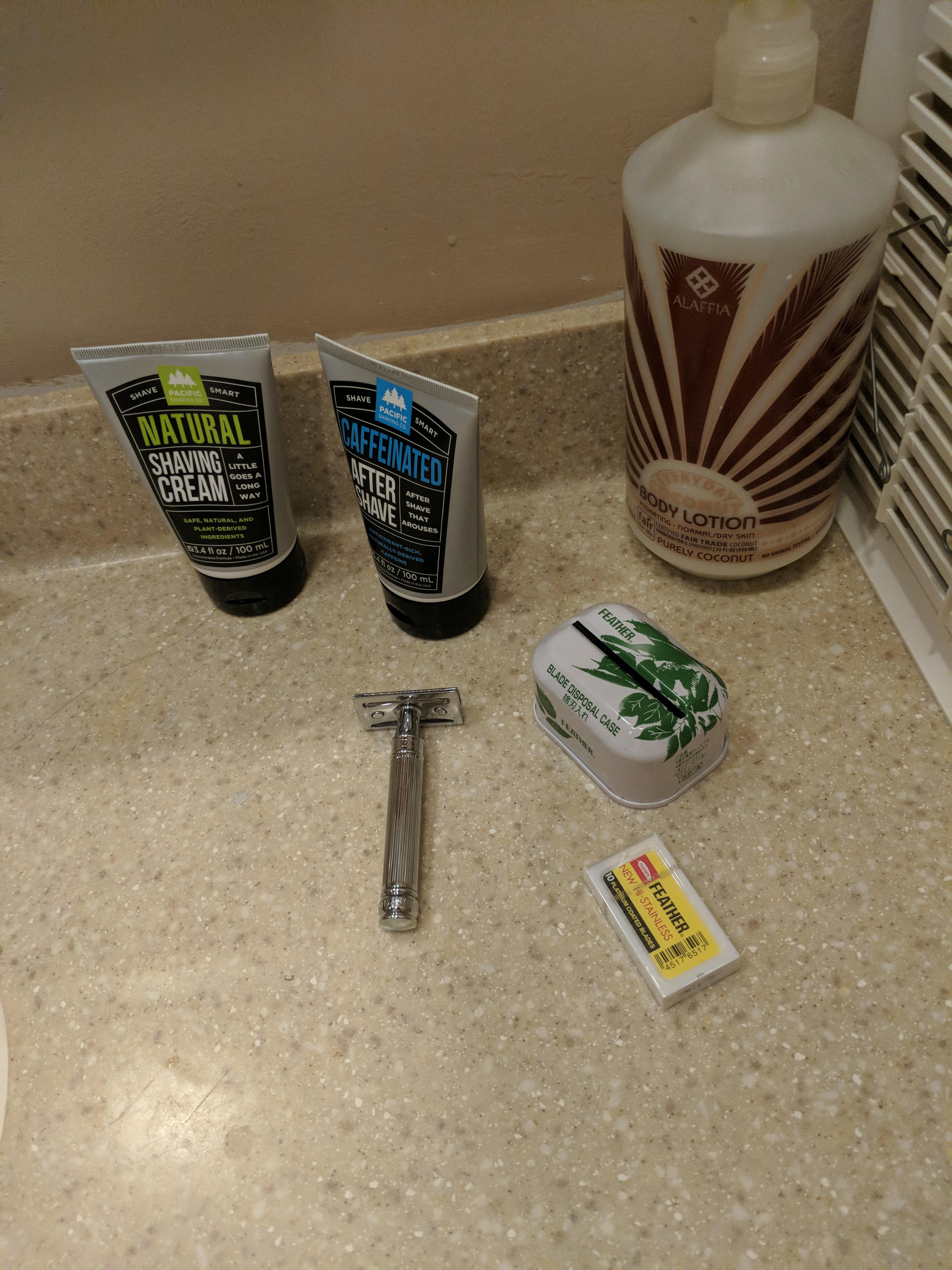 First Safety Razor! Excited to try it! I usually ALWAYS get razor bumps
