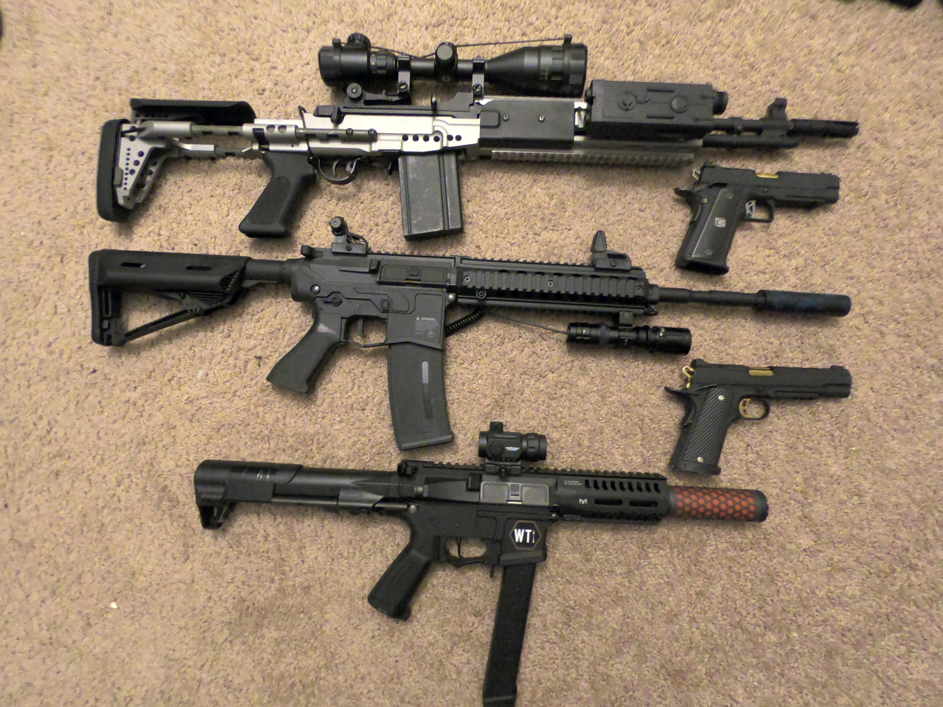 I just started playing airsoft last December and this is my gun