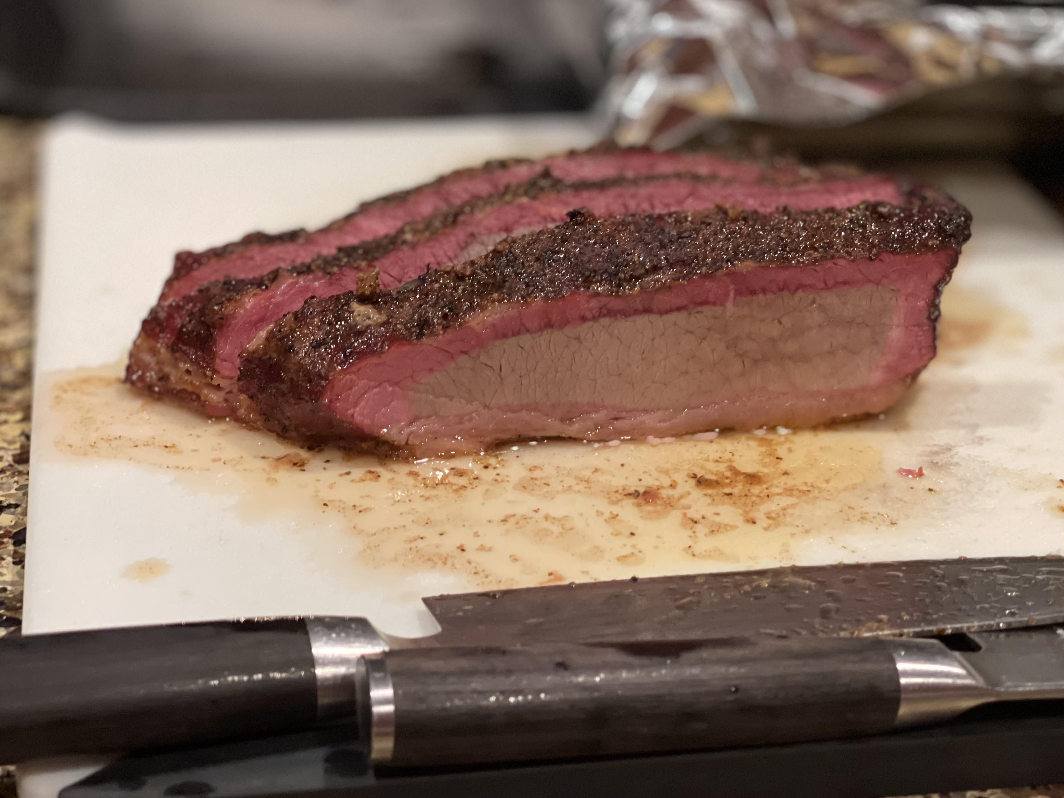 First Brisket ever! I got a Costco Traeger for Christmas and used the