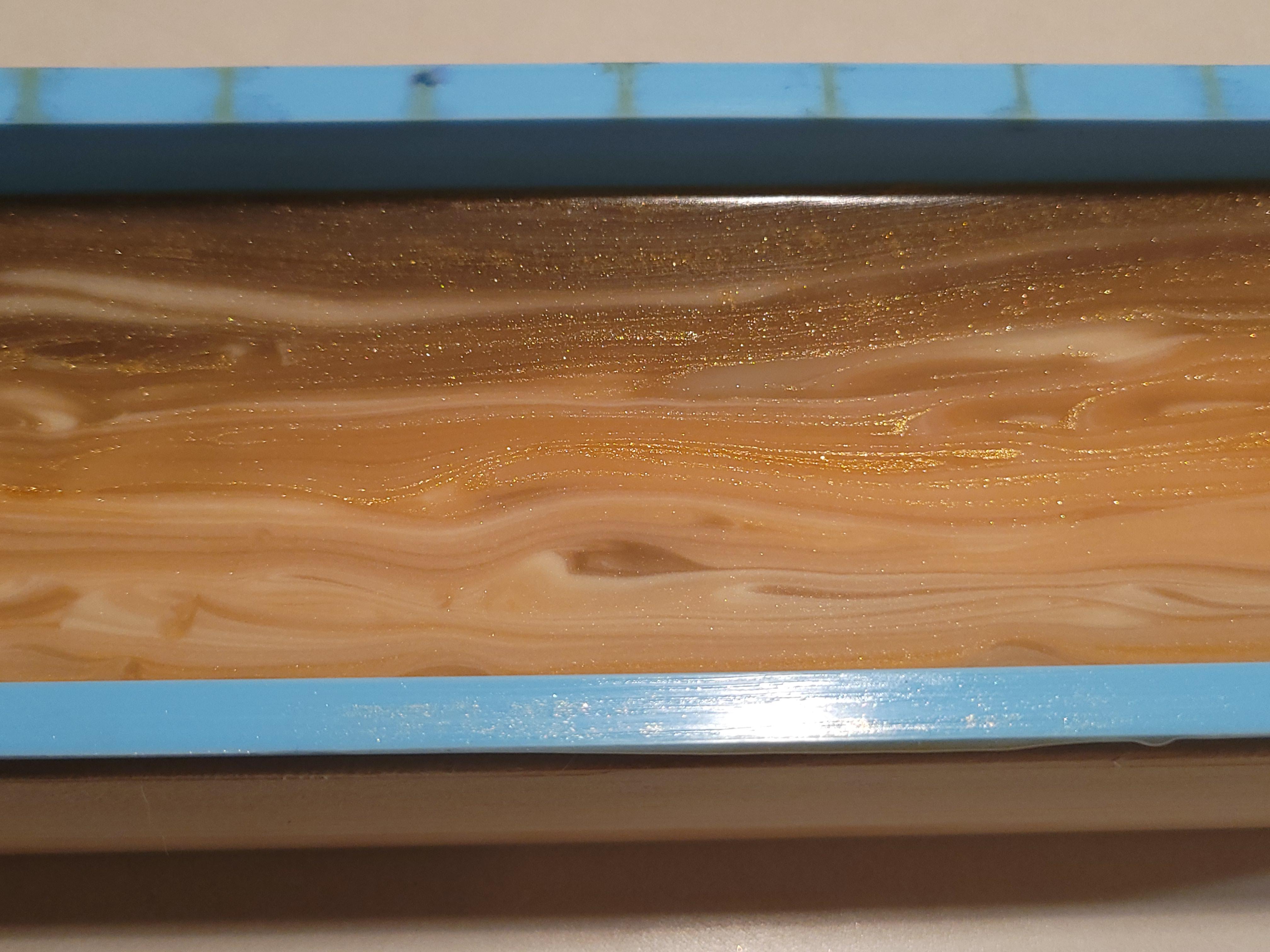 Working on my wood grain soap r/soapmaking