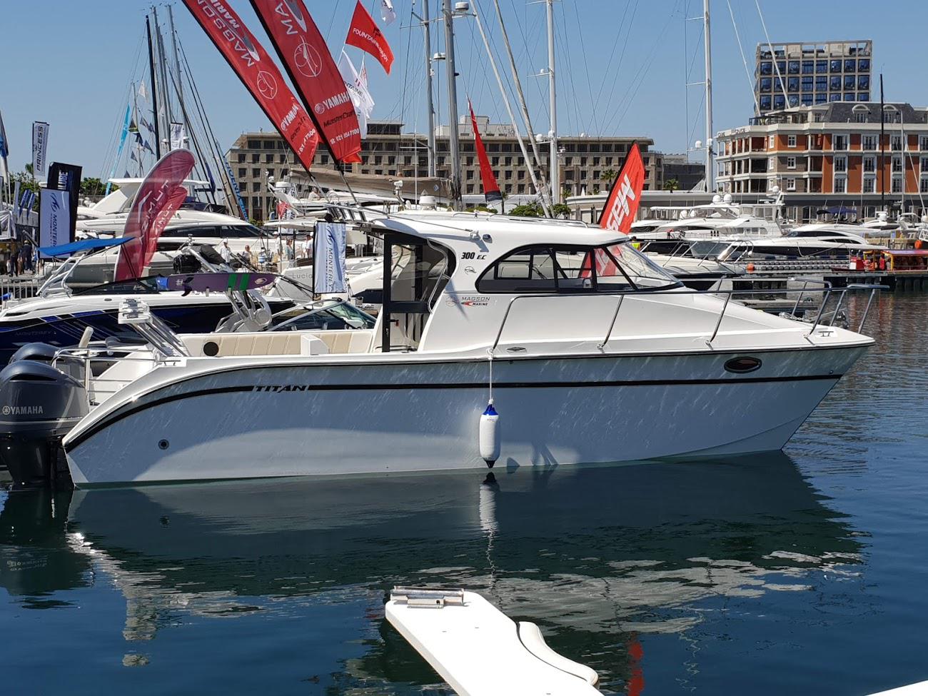 Titan 300 Express Cabin built by Magson Marine in Cape Town, South
