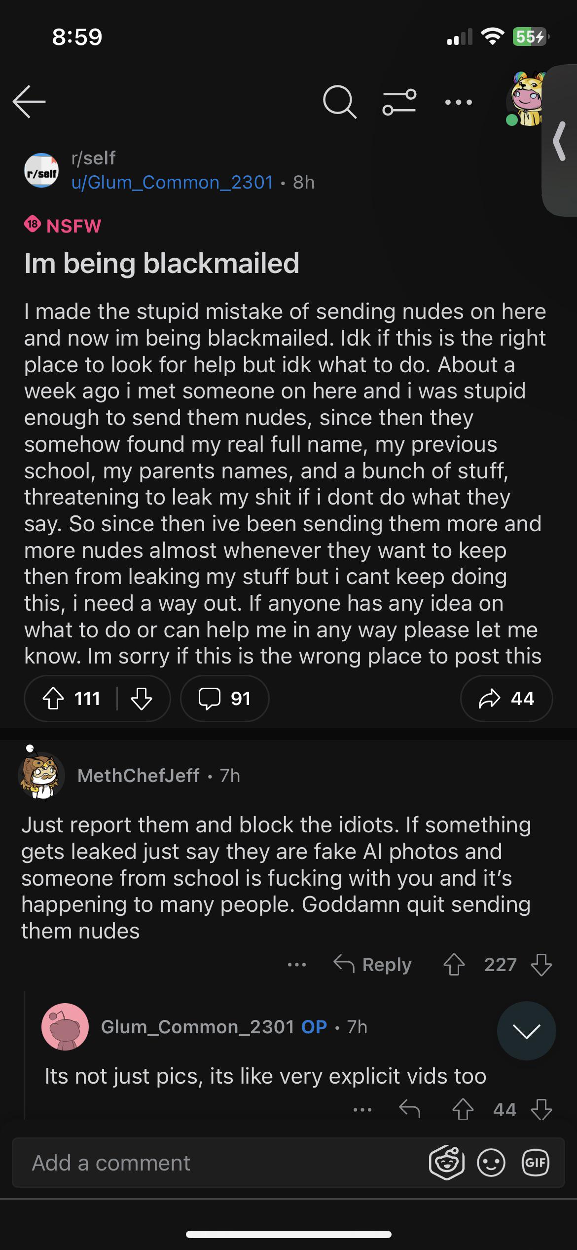 Remember the chatter being blackmailed? Is this the same story? r/Destiny