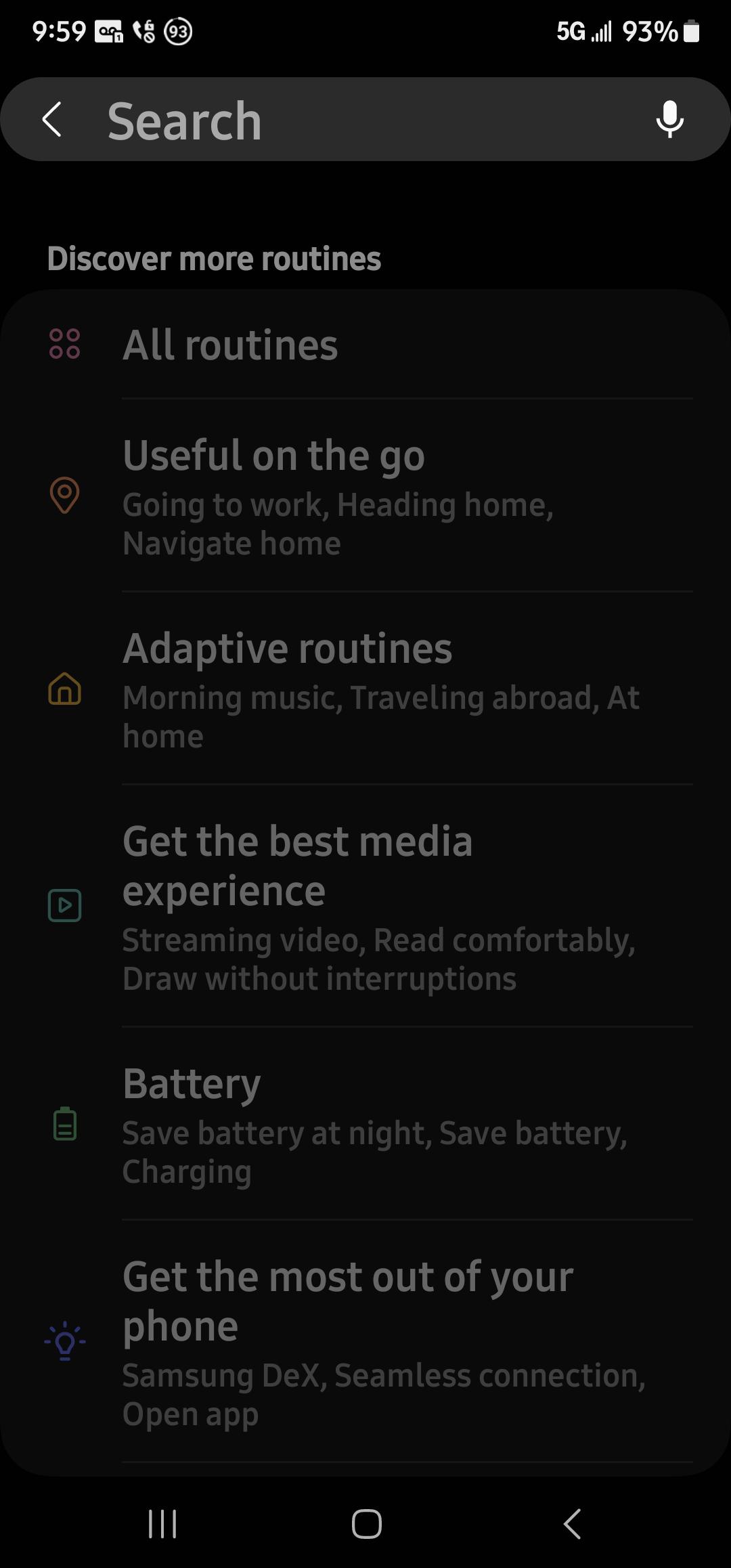 bixby routines grayed out r/S22Ultra