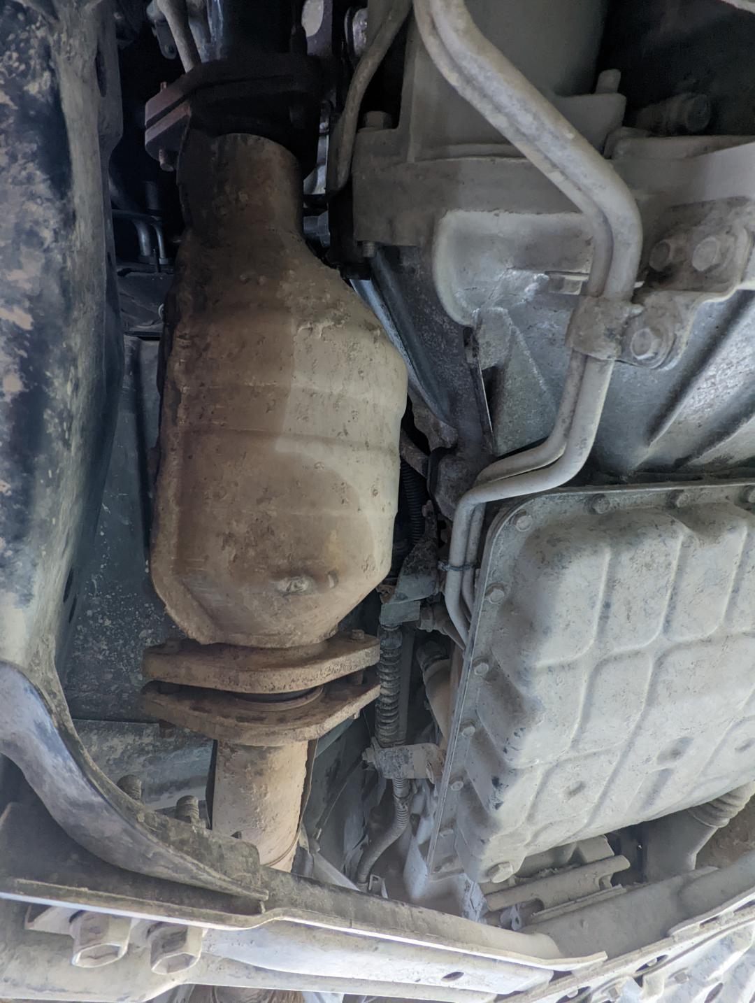 Help needed removing passenger primary catalytic converter (2011 Nissan