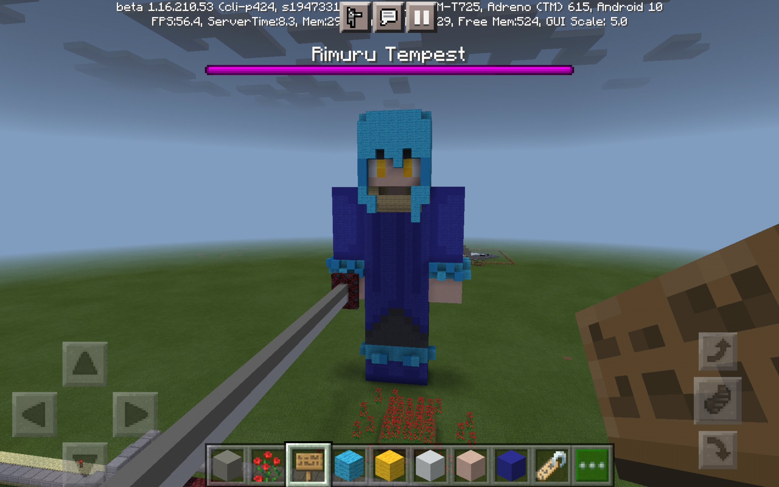 Rimuru Tempest pixel art r/Minecraft