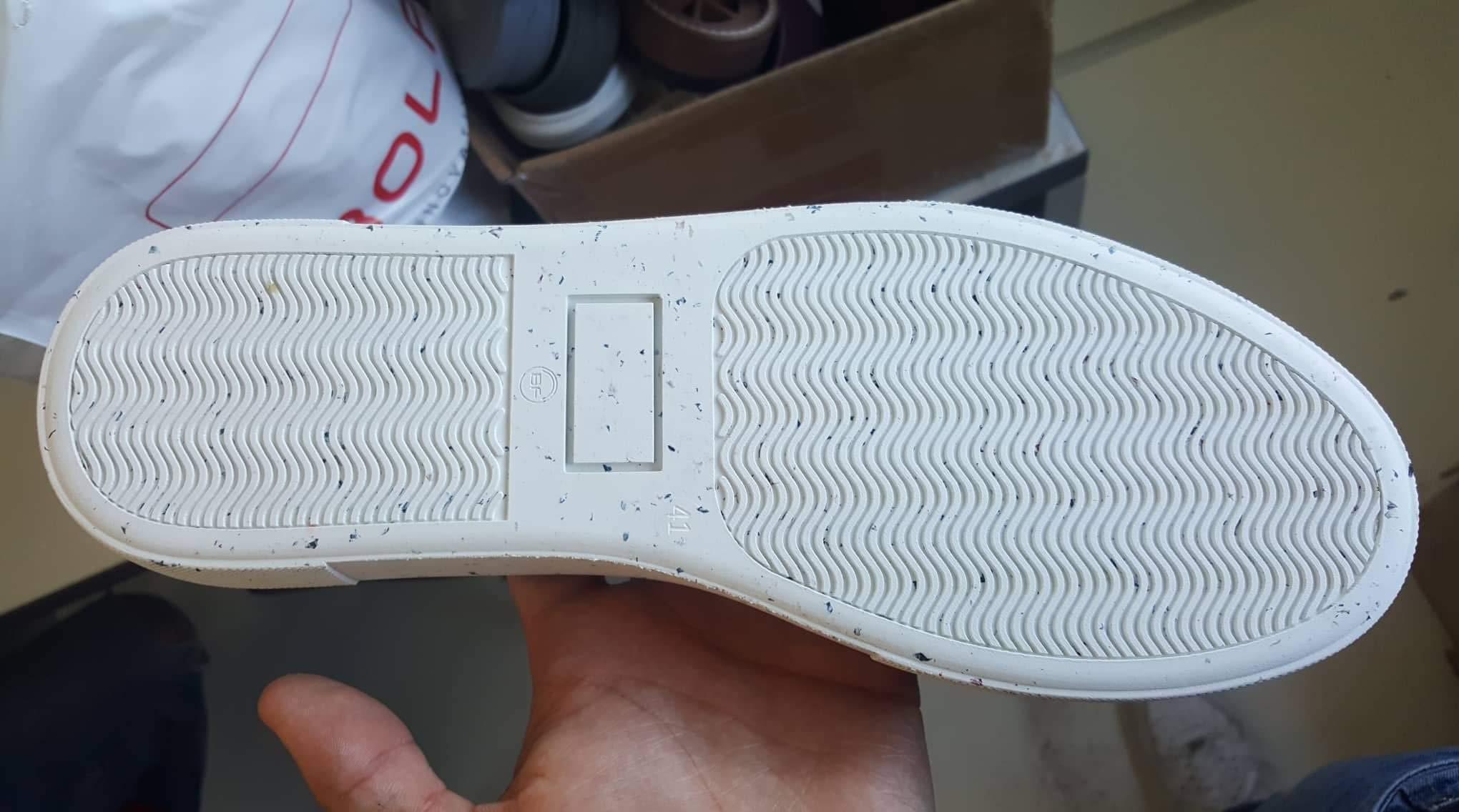 Recycled rubber sole White. What you think compared to the other recycled sole? r