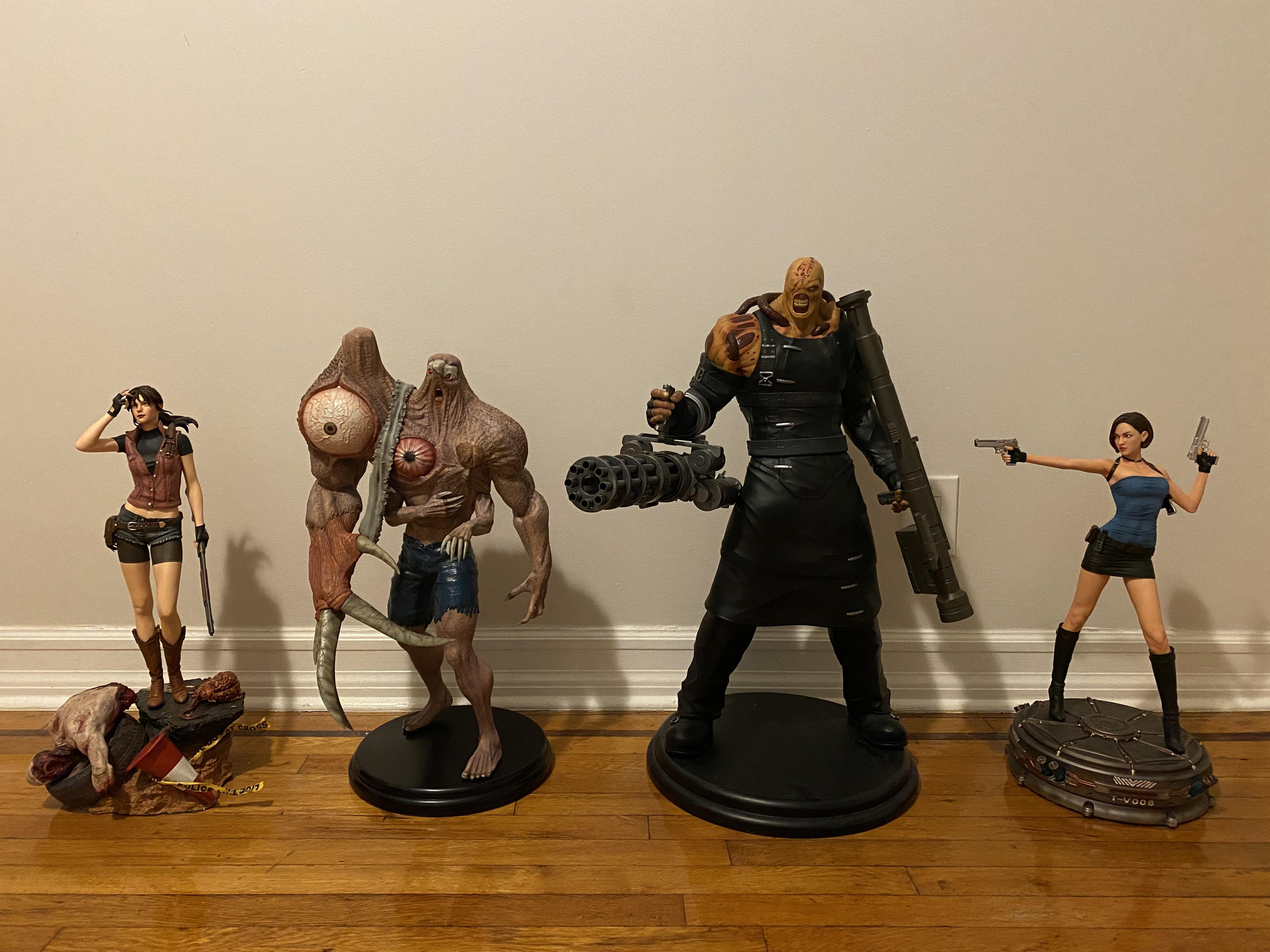 1/4 scale statue collection so far, more on the way! show me your collection! r/residentevil
