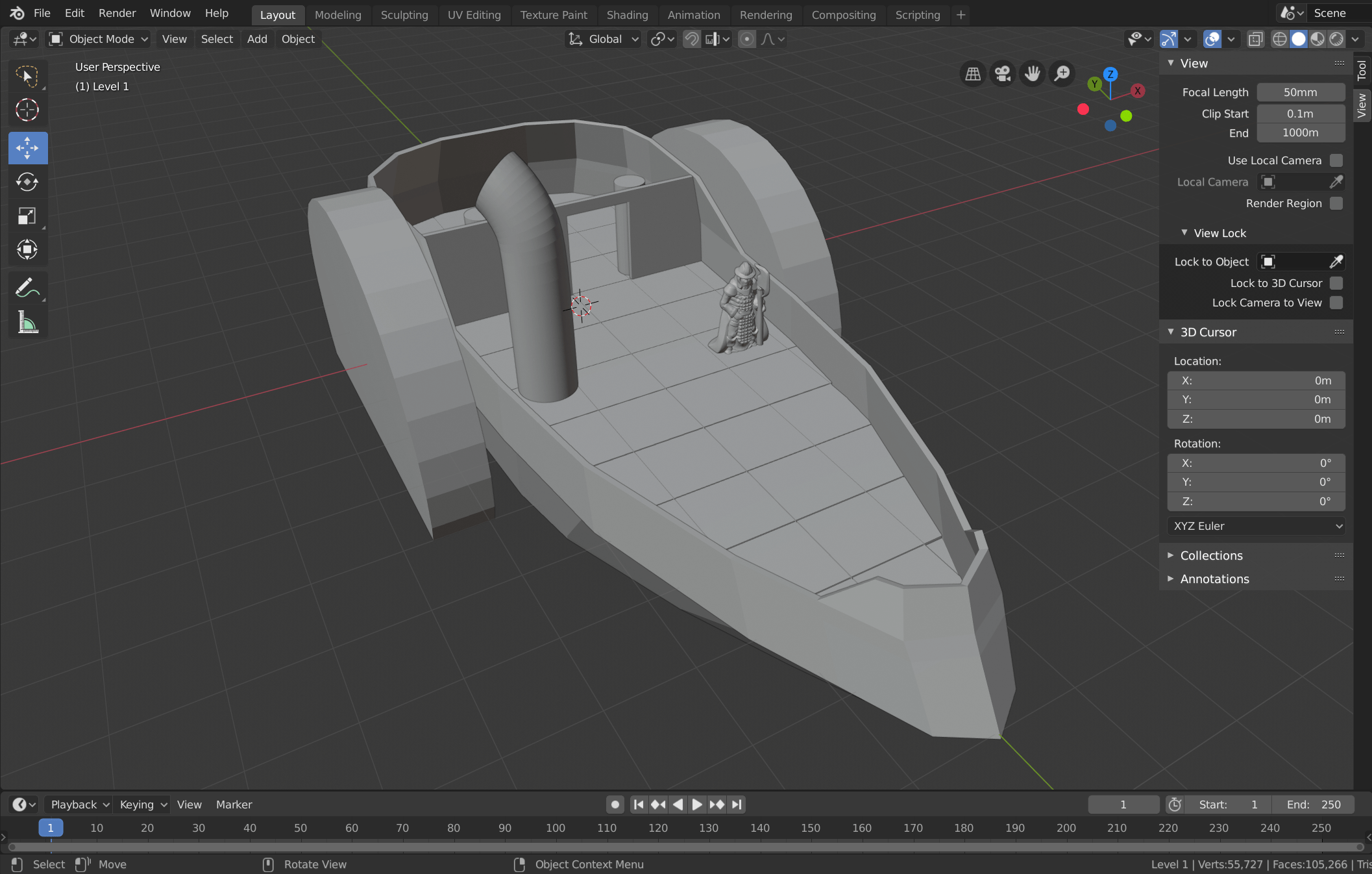 [OC] DnD Vehicle Design WIP Are interiors worth it r/DnD
