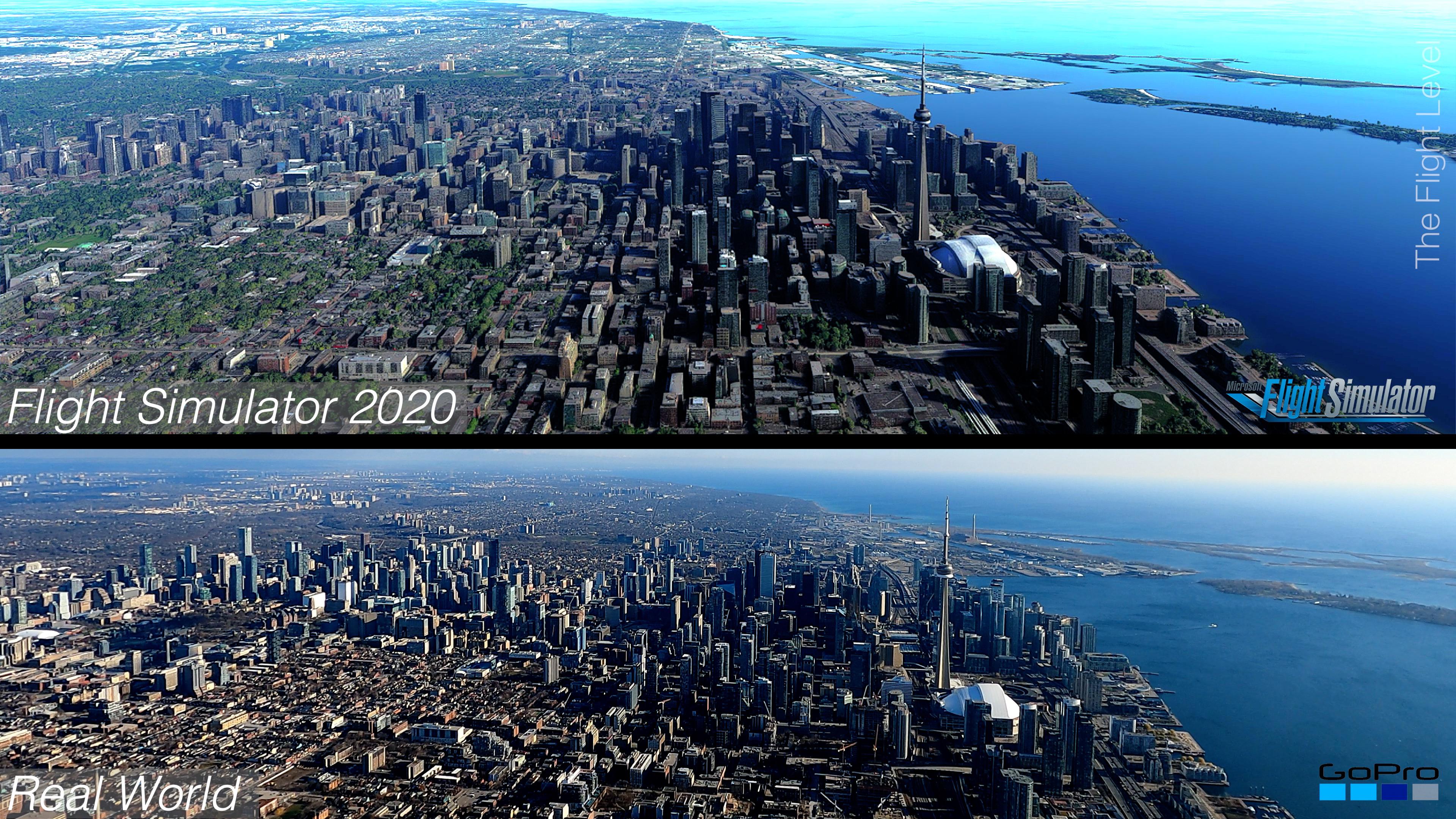 VFR Toronto Real and Simulated Flight Comparison Video here https