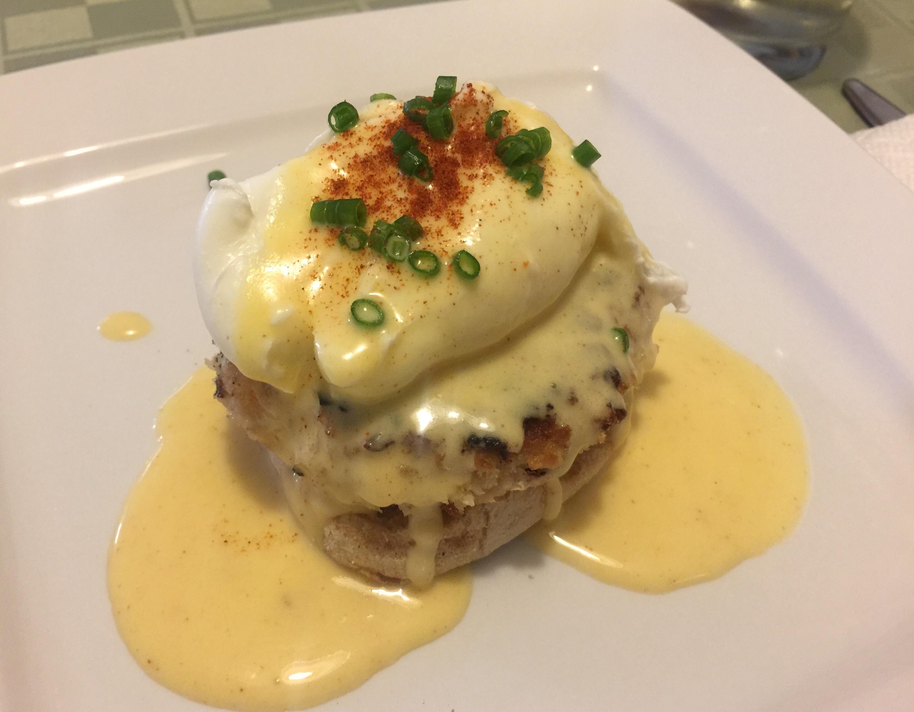 [Homemade]Copper River Salmon Cake Eggs Benedict r/food