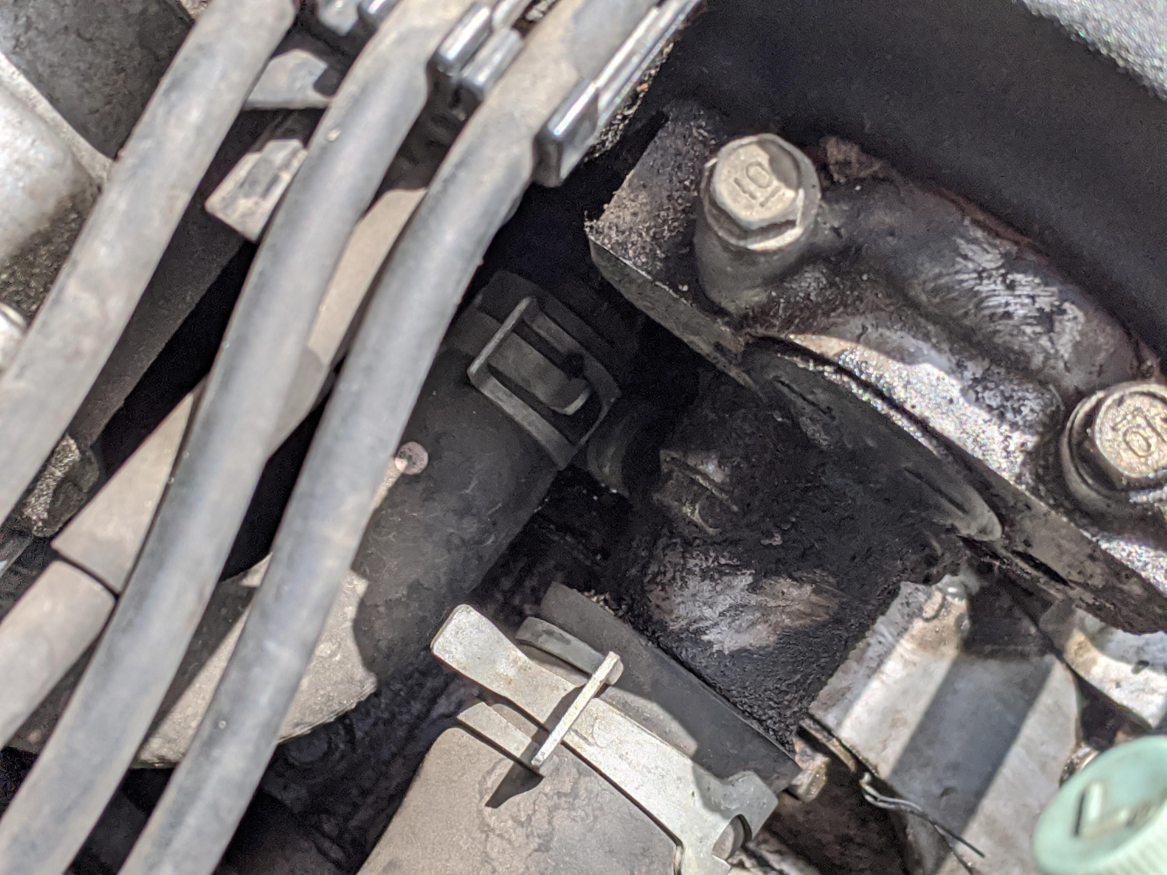 2001 Honda CRV Oil leaking from this side of the engine. The cam plug