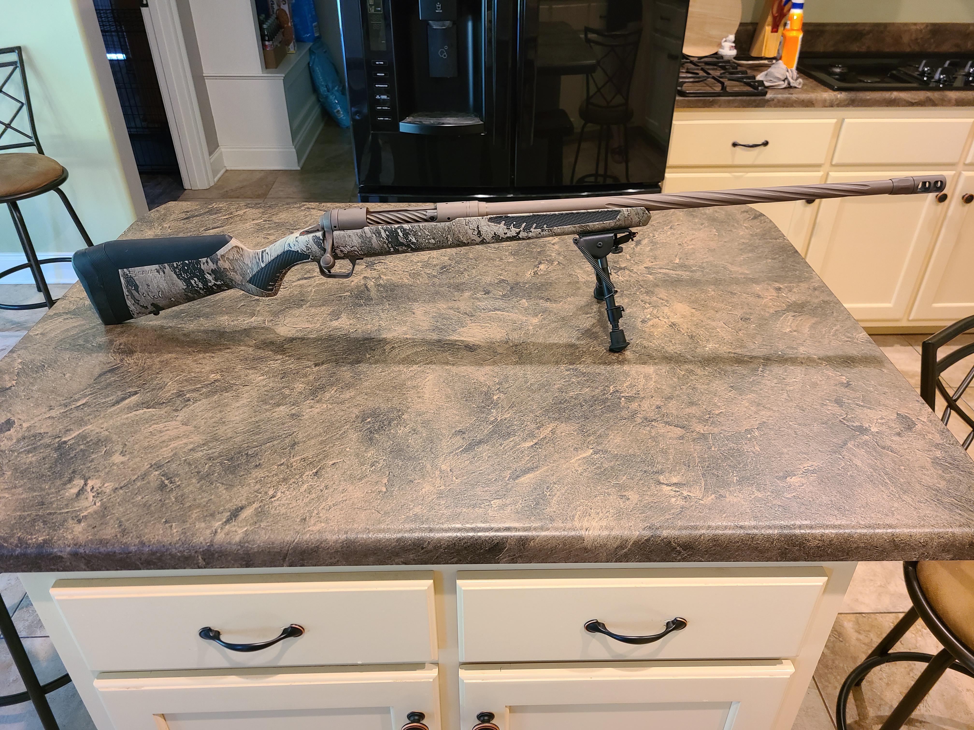 New elk rifle, Savage 110 high country 300 WM. I may do a little LR