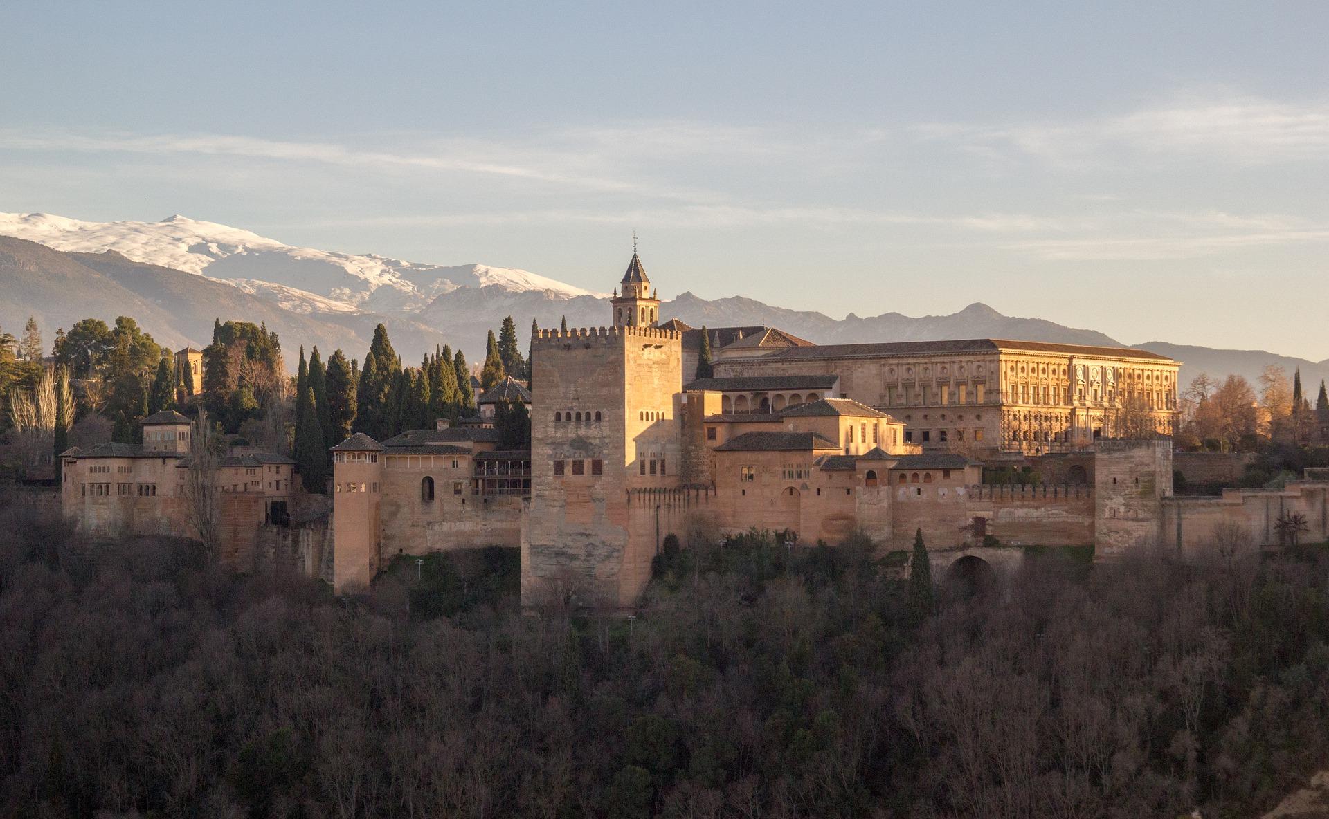 The Alhambra Palace and Fortress in Granada, Spain r/castles