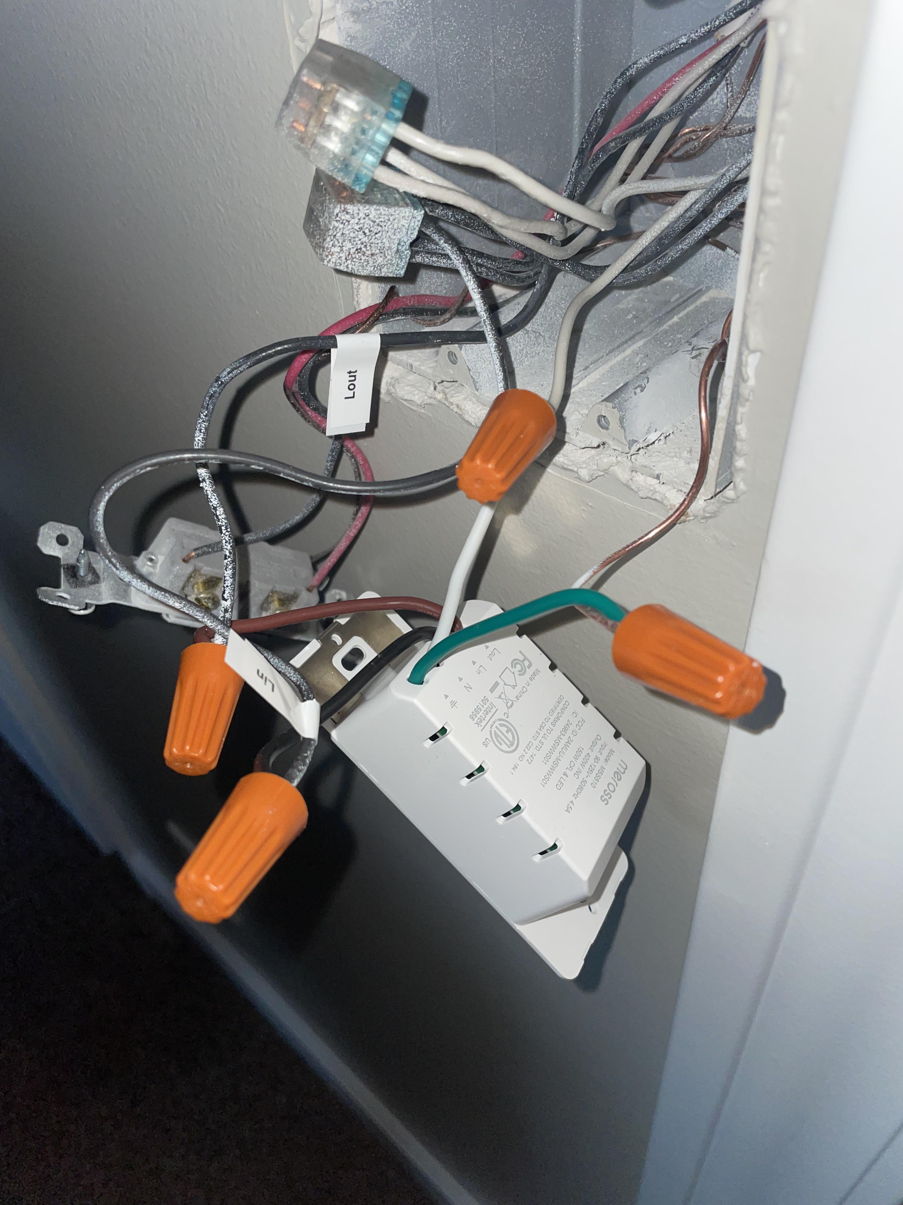 Trouble installing Meross switch! : r/Meross