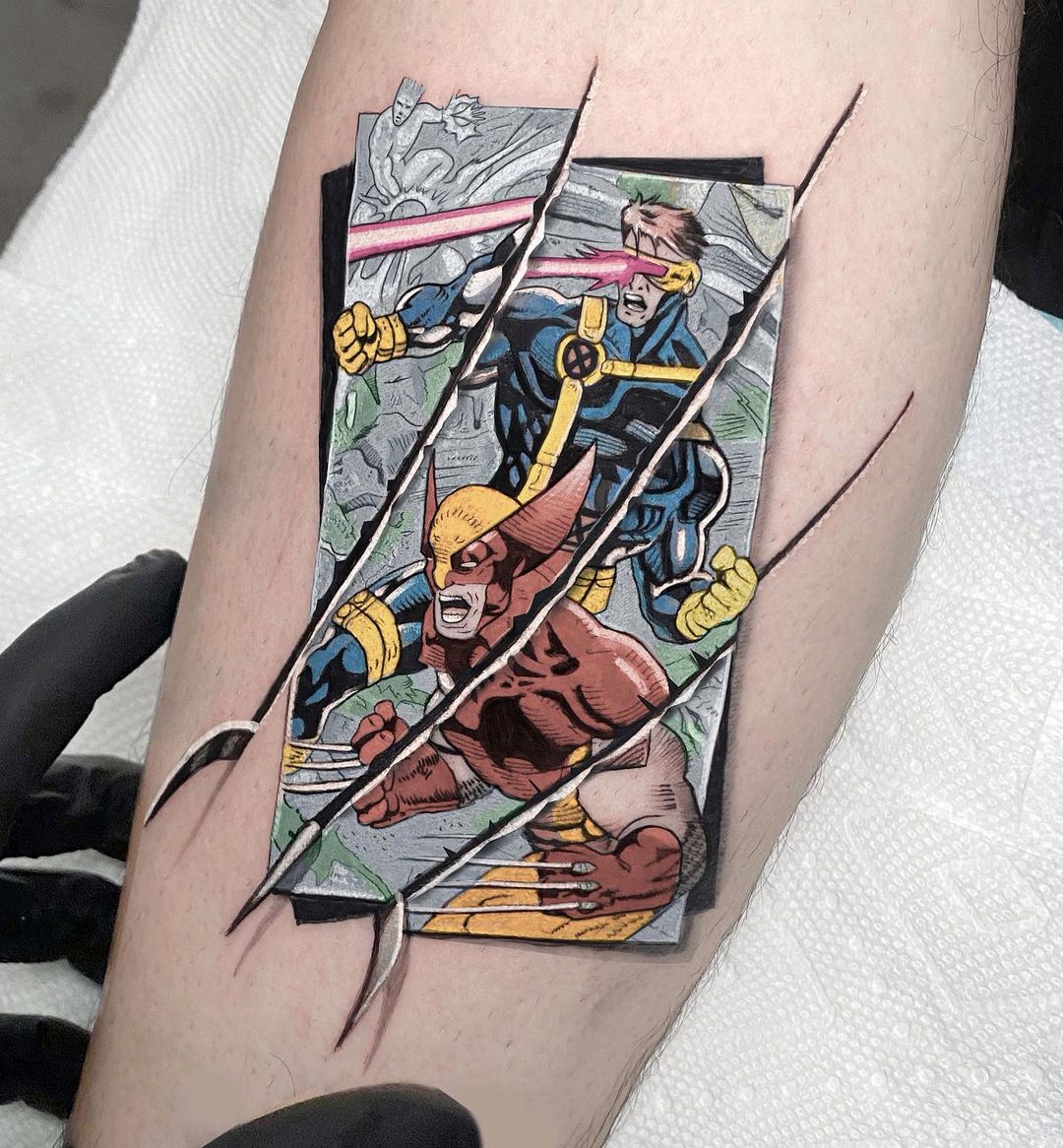 90s XMen Tattoo by Kozo
