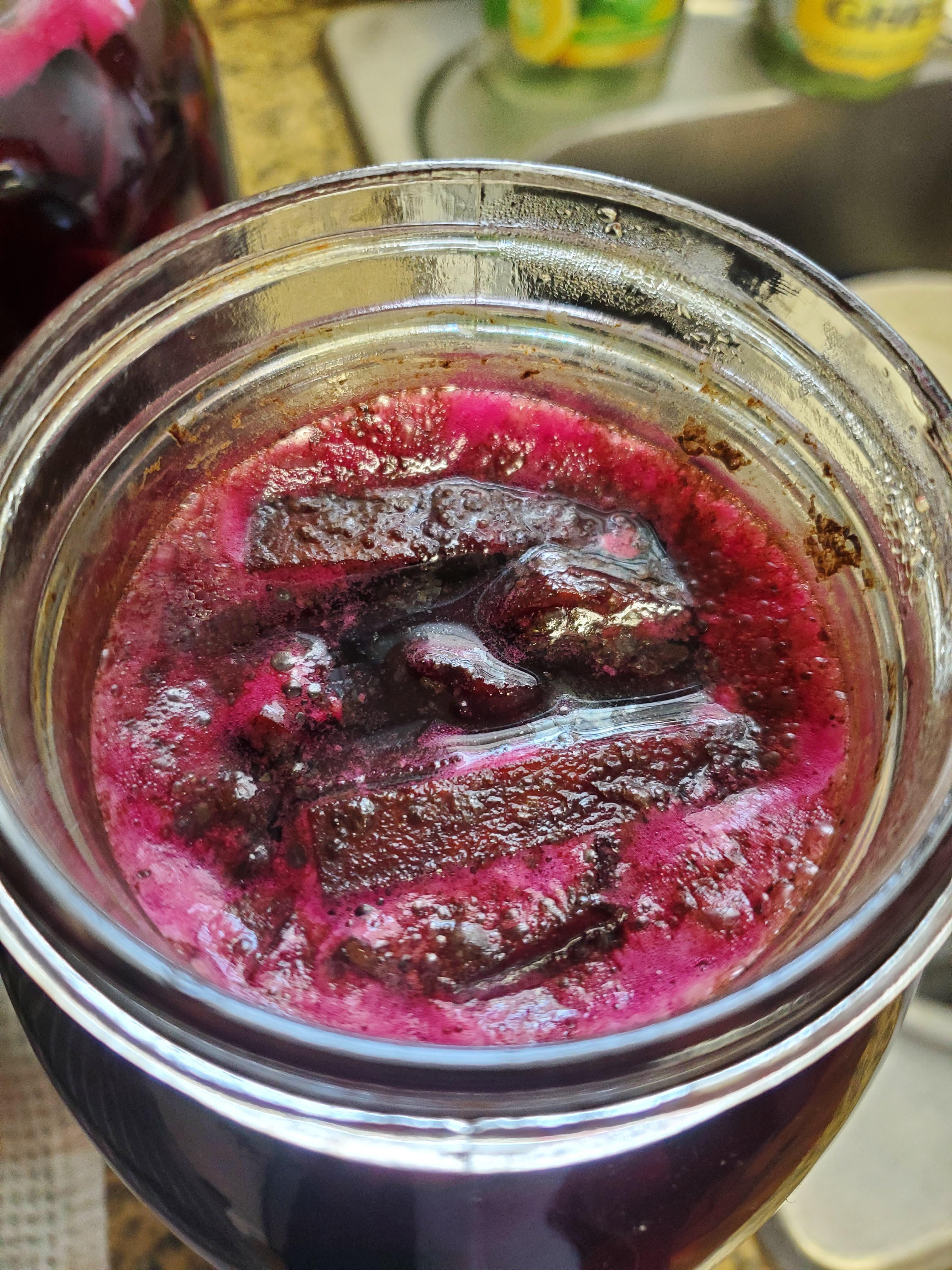 Beet Kvass how do I keep the bubbles from turning into this brown