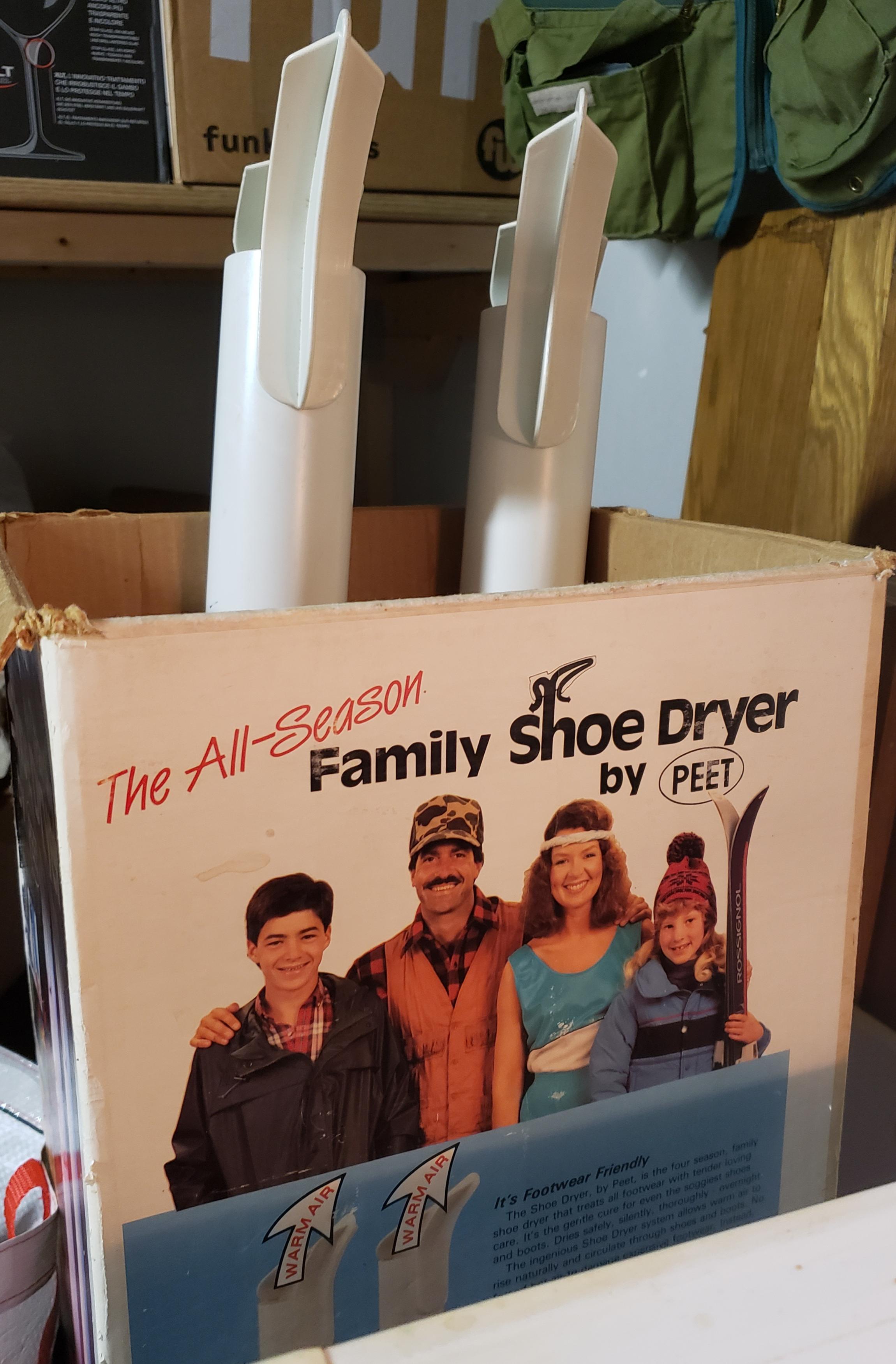 Peet boot/shoe dryer passed down from my parents and still used at