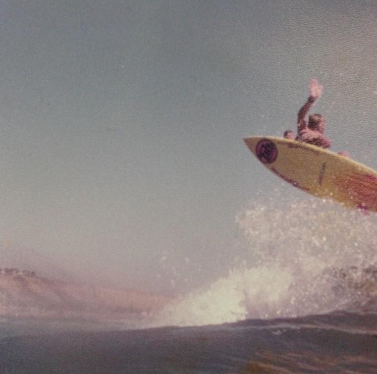 My dad's picture of Christian Fletcher doing one of the first ever airs
