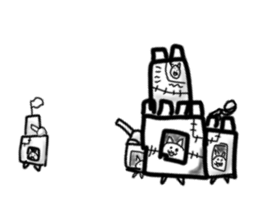 Castle cat—— fortress cat [FanMade] r/battlecats