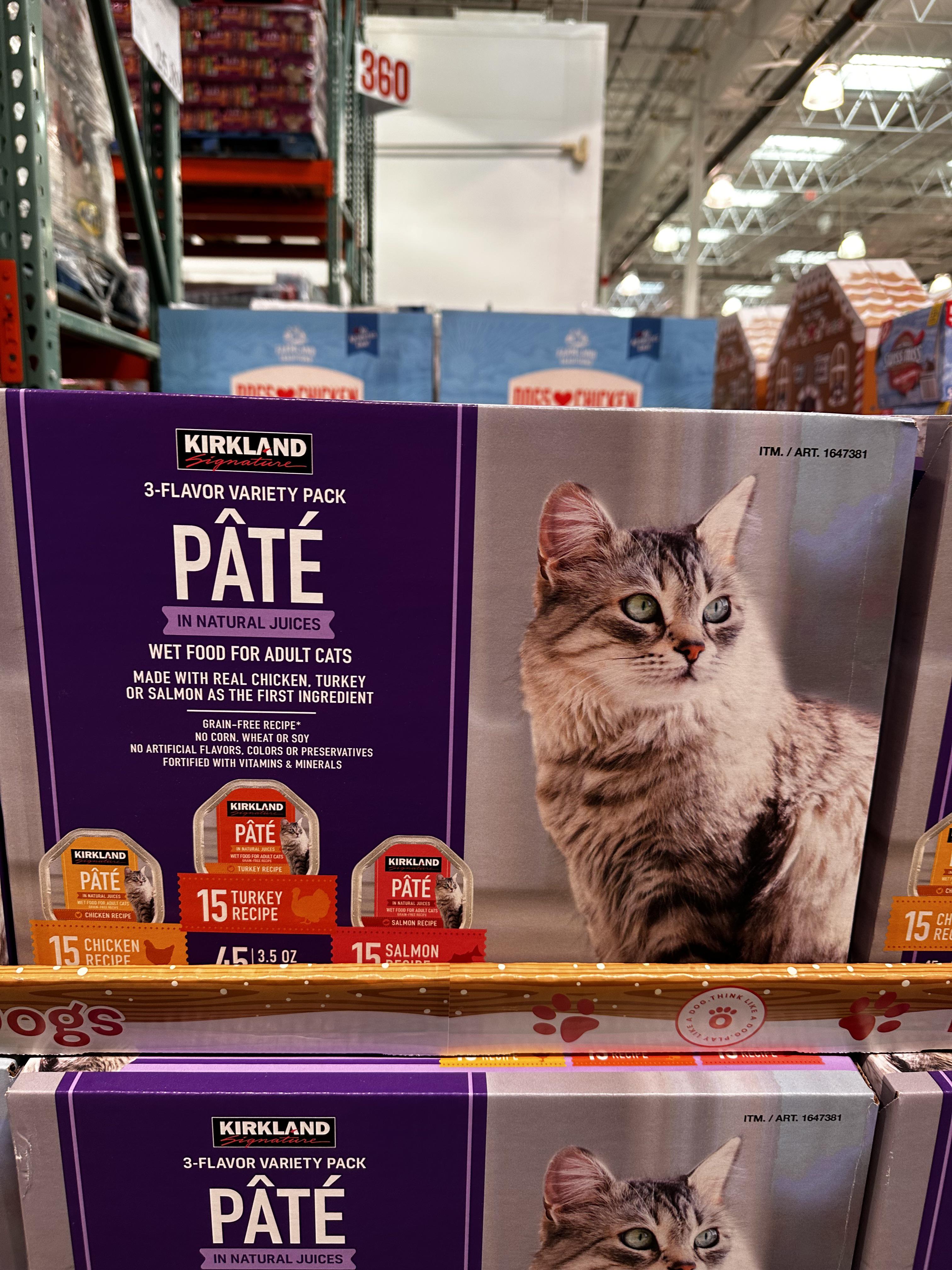 Kirkland Signature Pate Cat Food Variety Pack, Oz, 45count