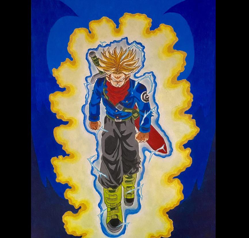 MY FUTURE TRUNKS SUPER SAIYAN RAGE DRAWING I HOPE YOU LIKE IT😁 r/dbz