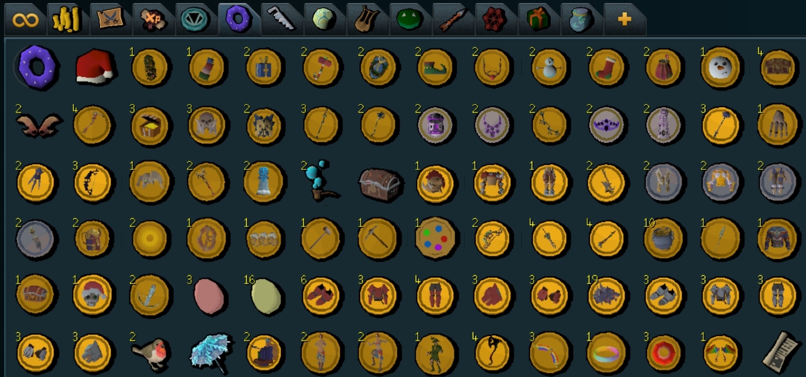 RS3 Valuables/Token tab r/BankTabs