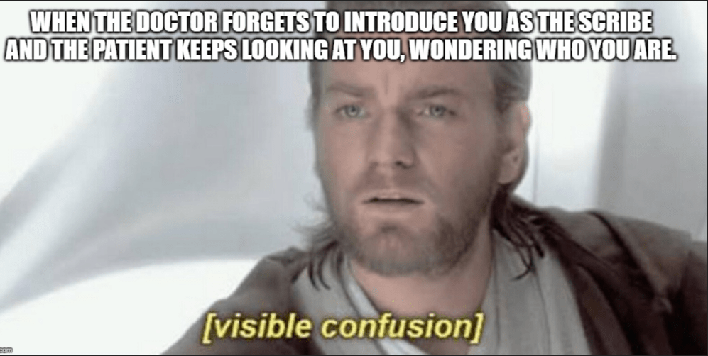 Scribing irl r/premed