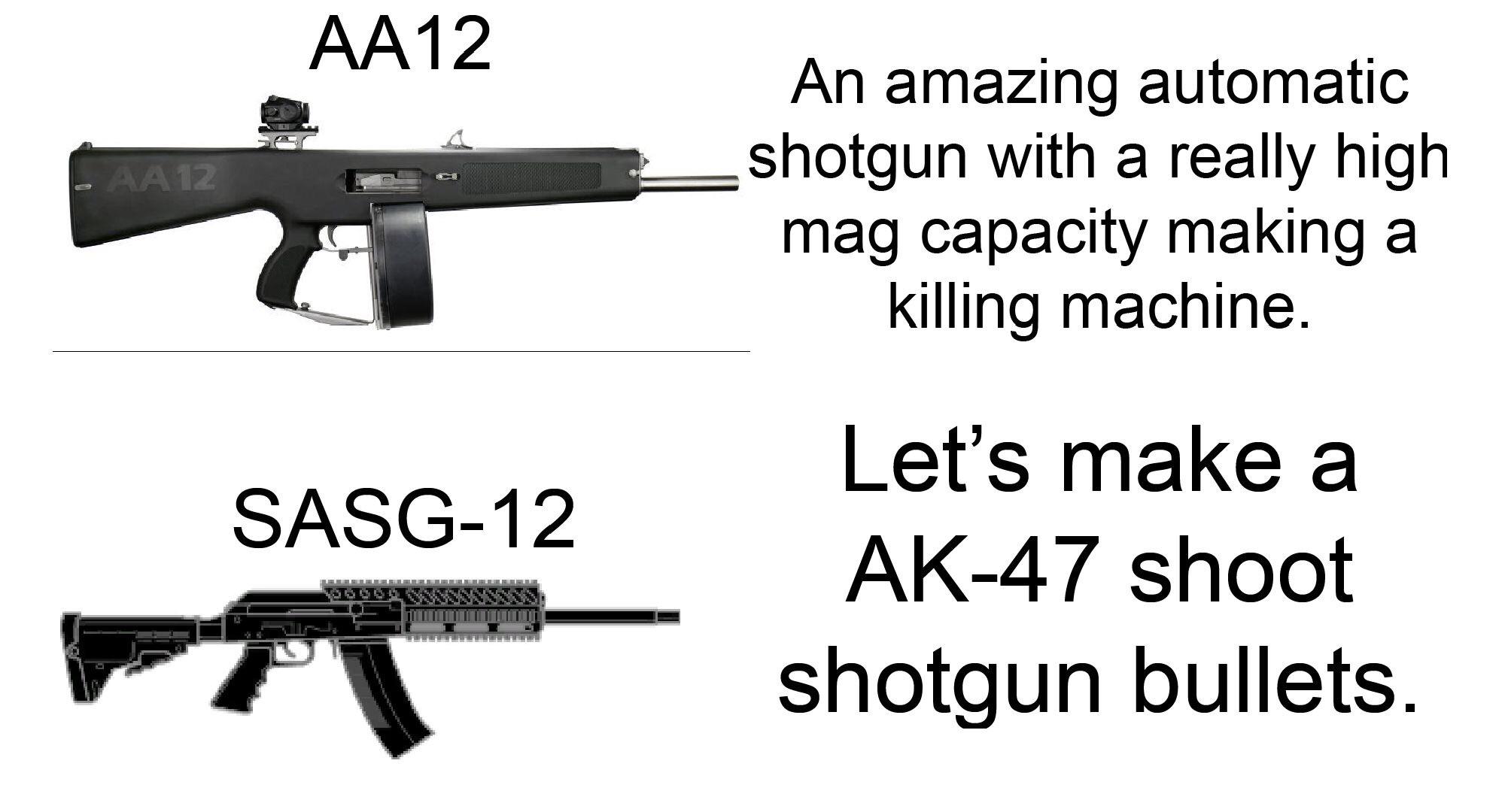 Aa 12 Vs Saiga 12
