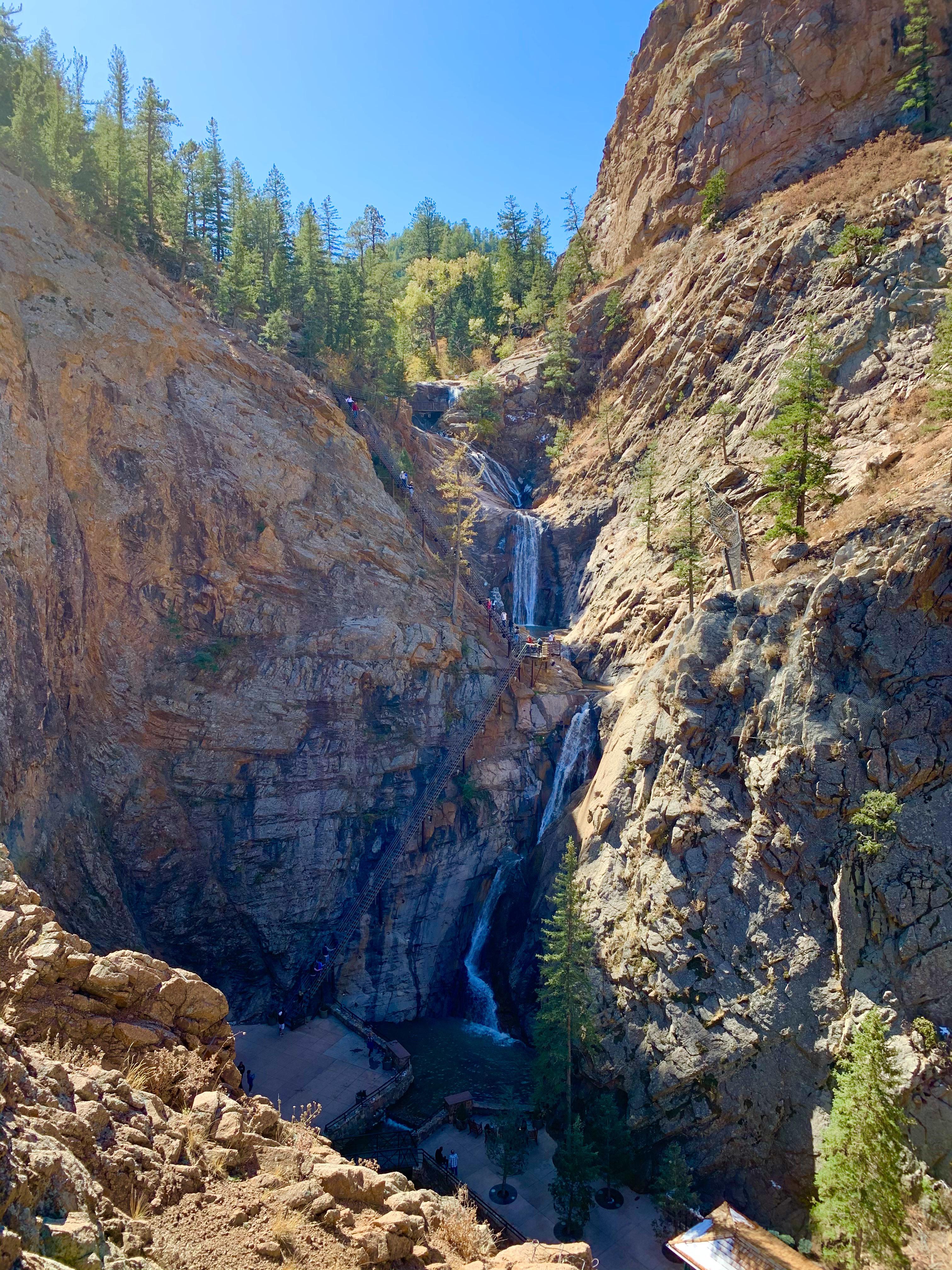 Seven Falls. 185 steps to see this beauty and another 224 to climb to