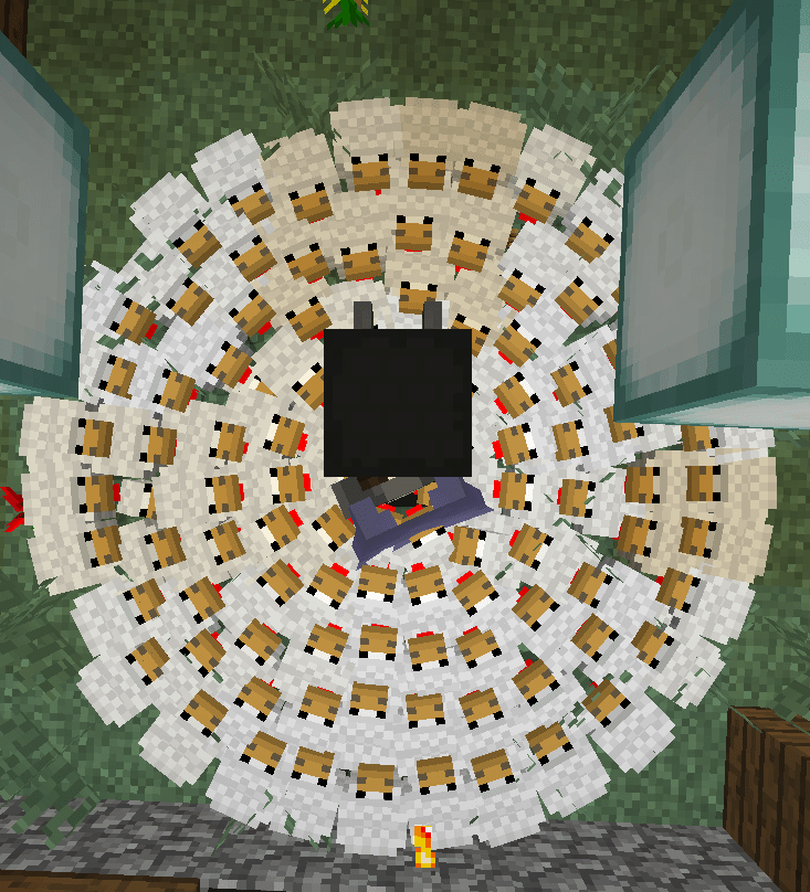 These Minecraft chickens r/oddlysatisfying