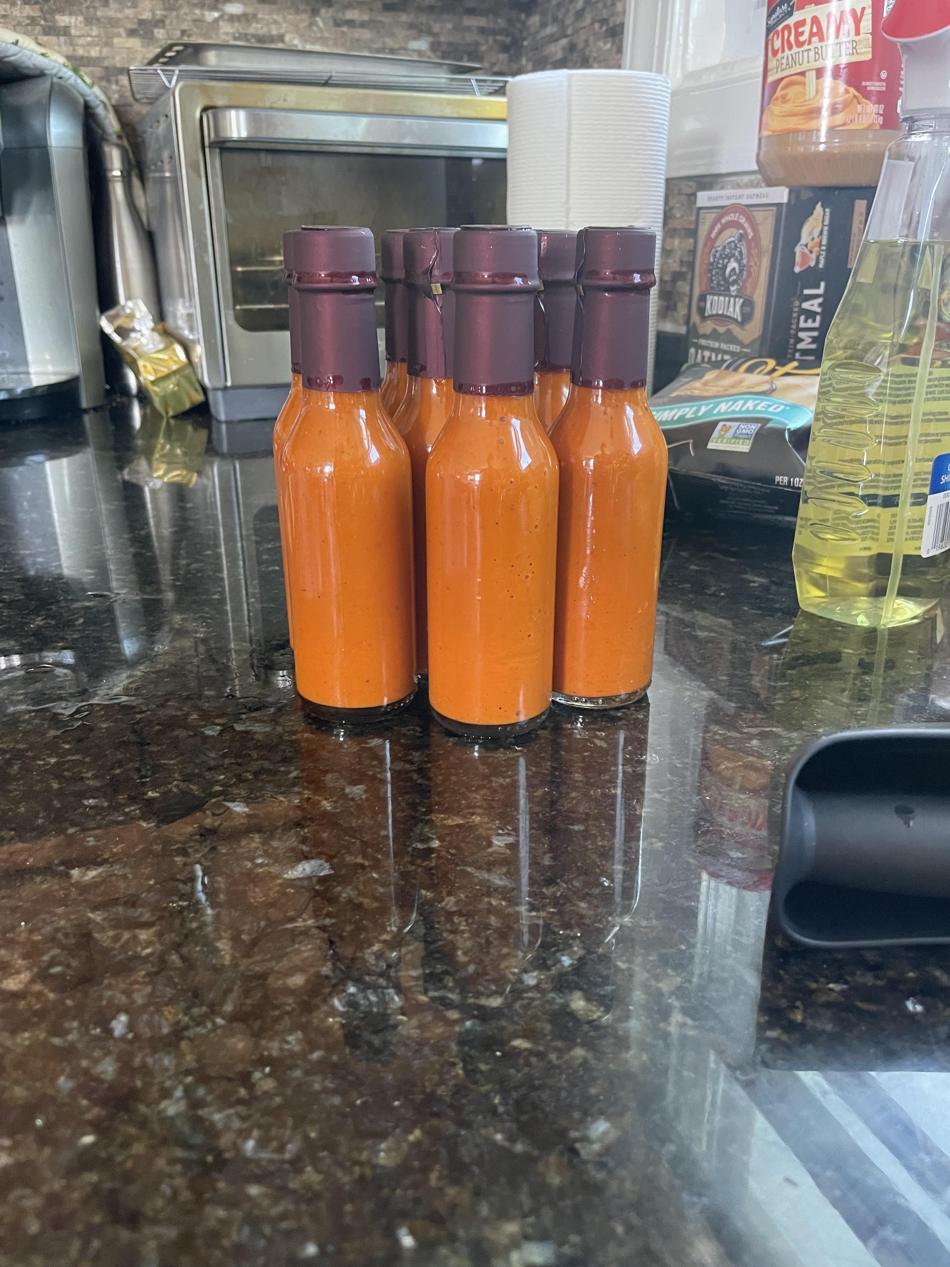 Homemade Smoky Chipotle hot sauce hotsauce