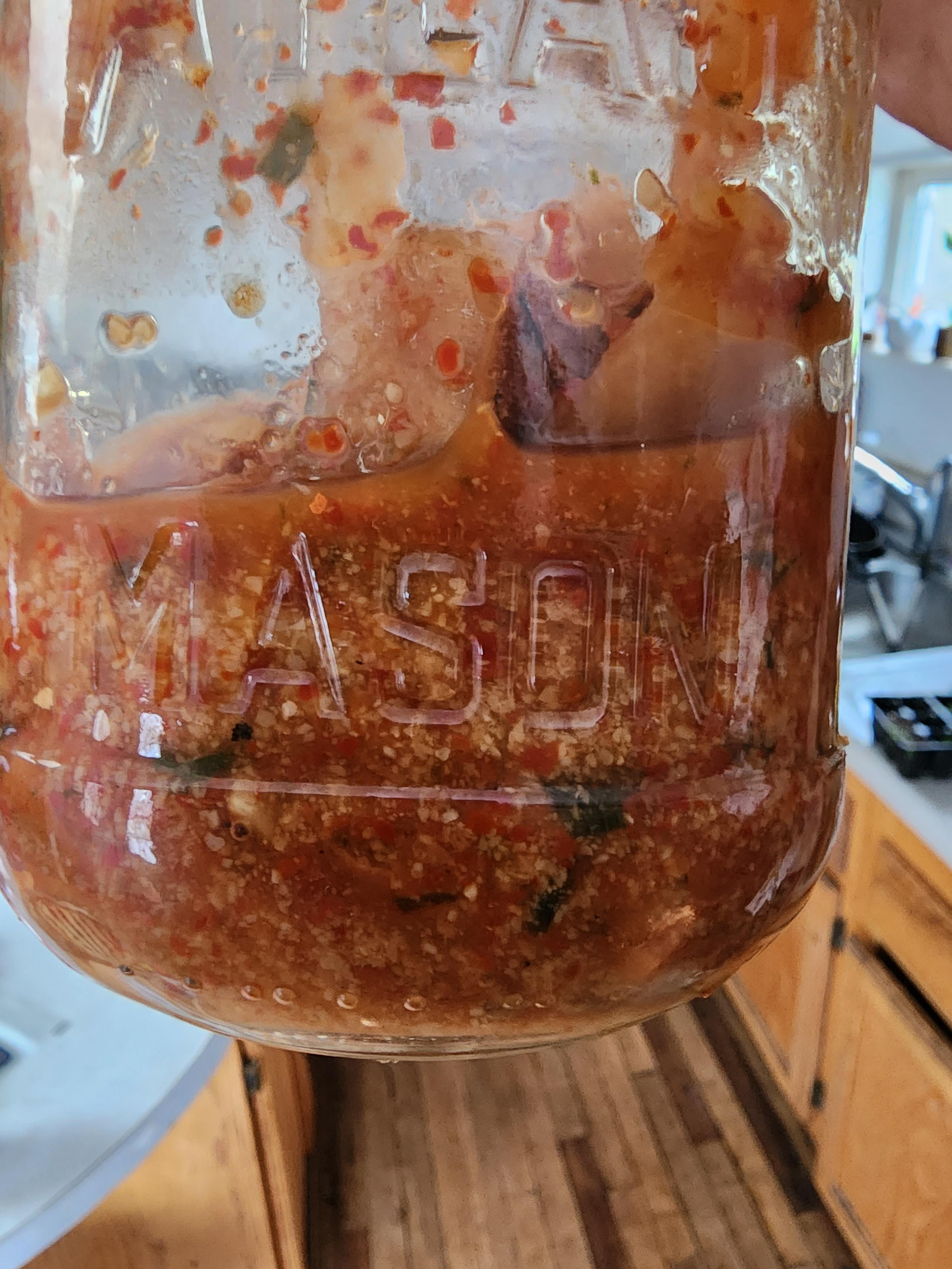 White chunks in radish kimchi? r/fermentation